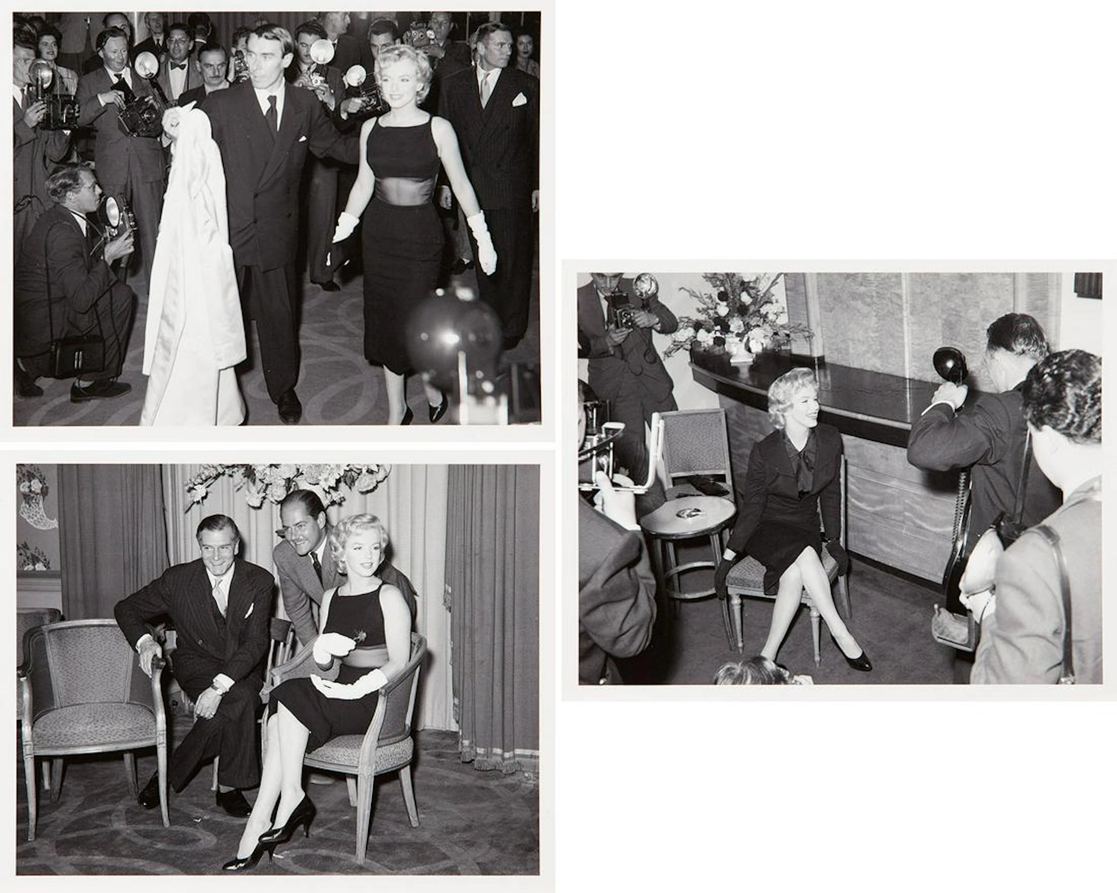 Milton H. Greene (1922 - 1985) Set of 3 photos with