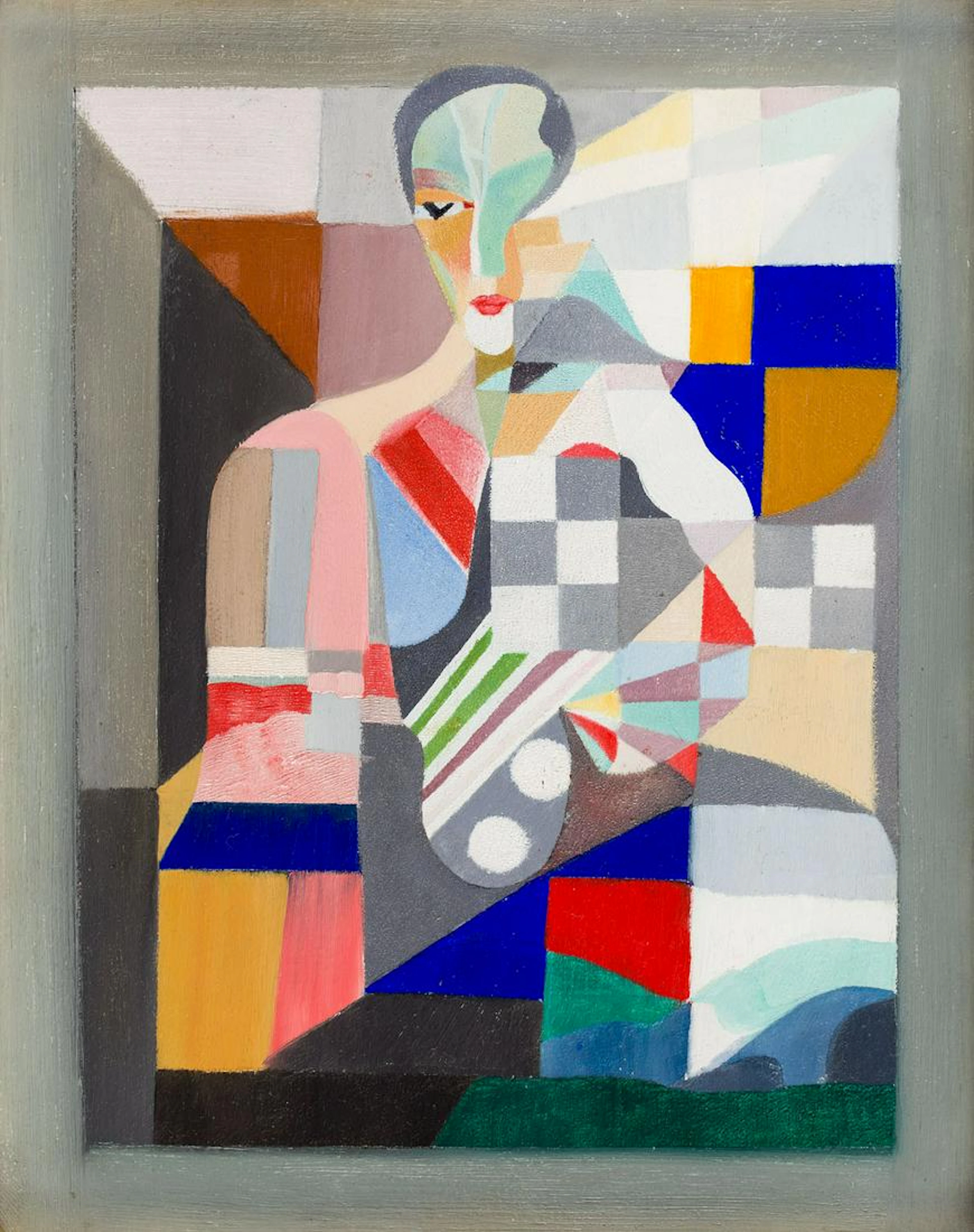 Jean Lambert-Rucki (1888 - 1967), Cubist compositio