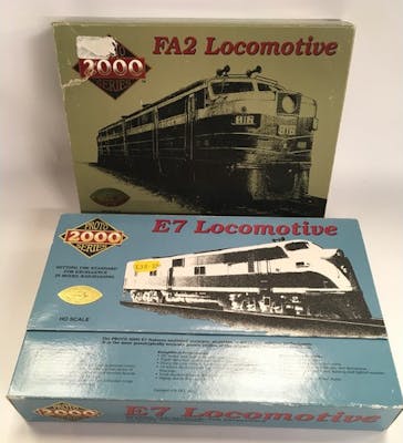 2 Proto 2000 Life Like HO locomotives: FA2 and E7. Both appe... | Barnebys