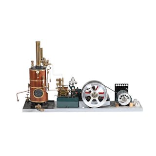 AN EXHIBITION STANDARD MODEL OF A LIVE STEAM HORIZONTAL MILL ENGINE