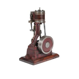 A VERY RARE STUART TURNER NO 1 VERTICAL MARINE STEAM ENGINE, EARLY 20TH CENTURY