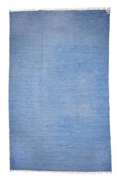 A BLUE GROUND 'RAG' RUG BY SHYAM AHUJA | Barnebys