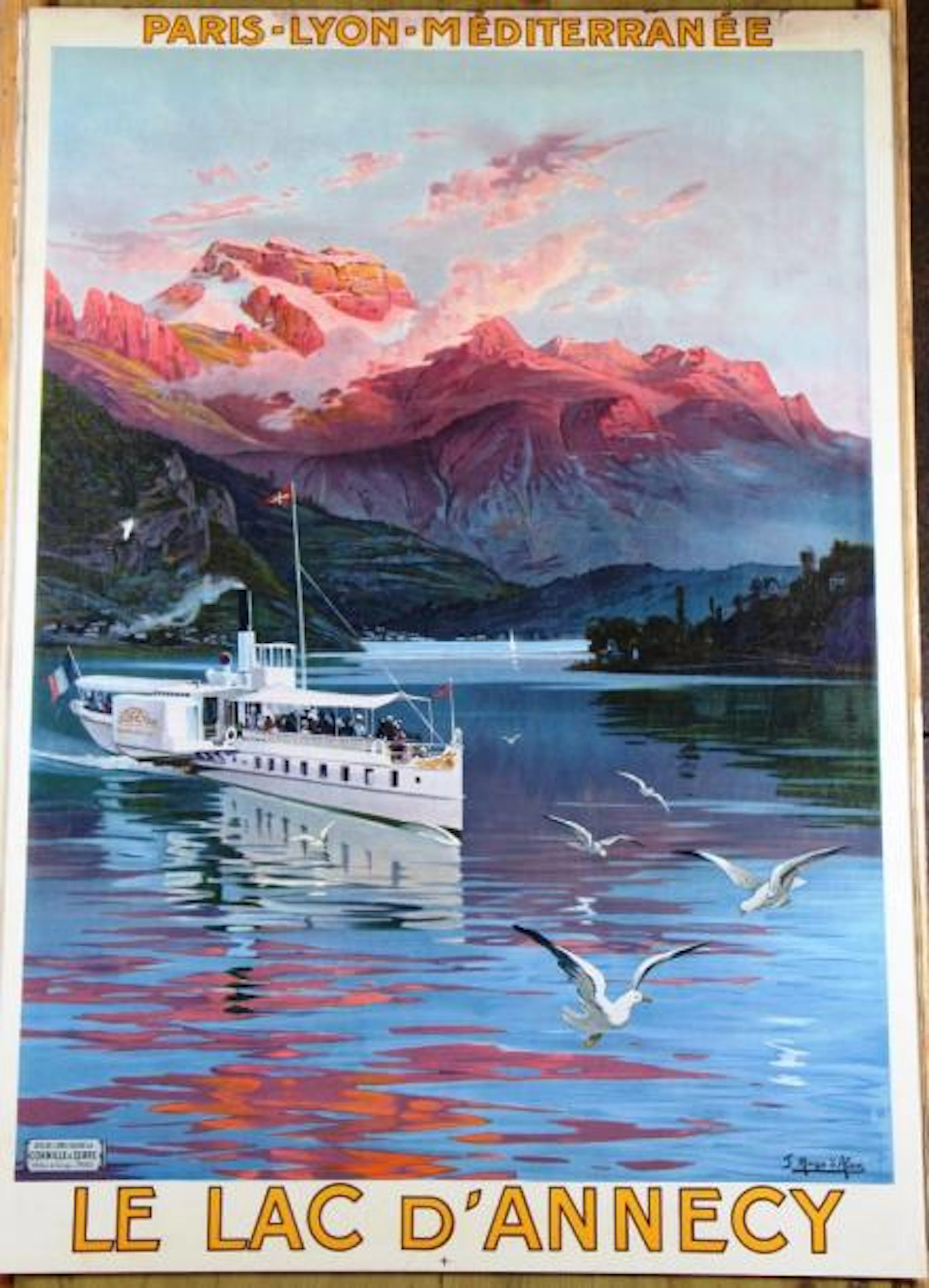 Hugo d'ALÉSI - PLM. Le lac d'Annecy. Atelier…