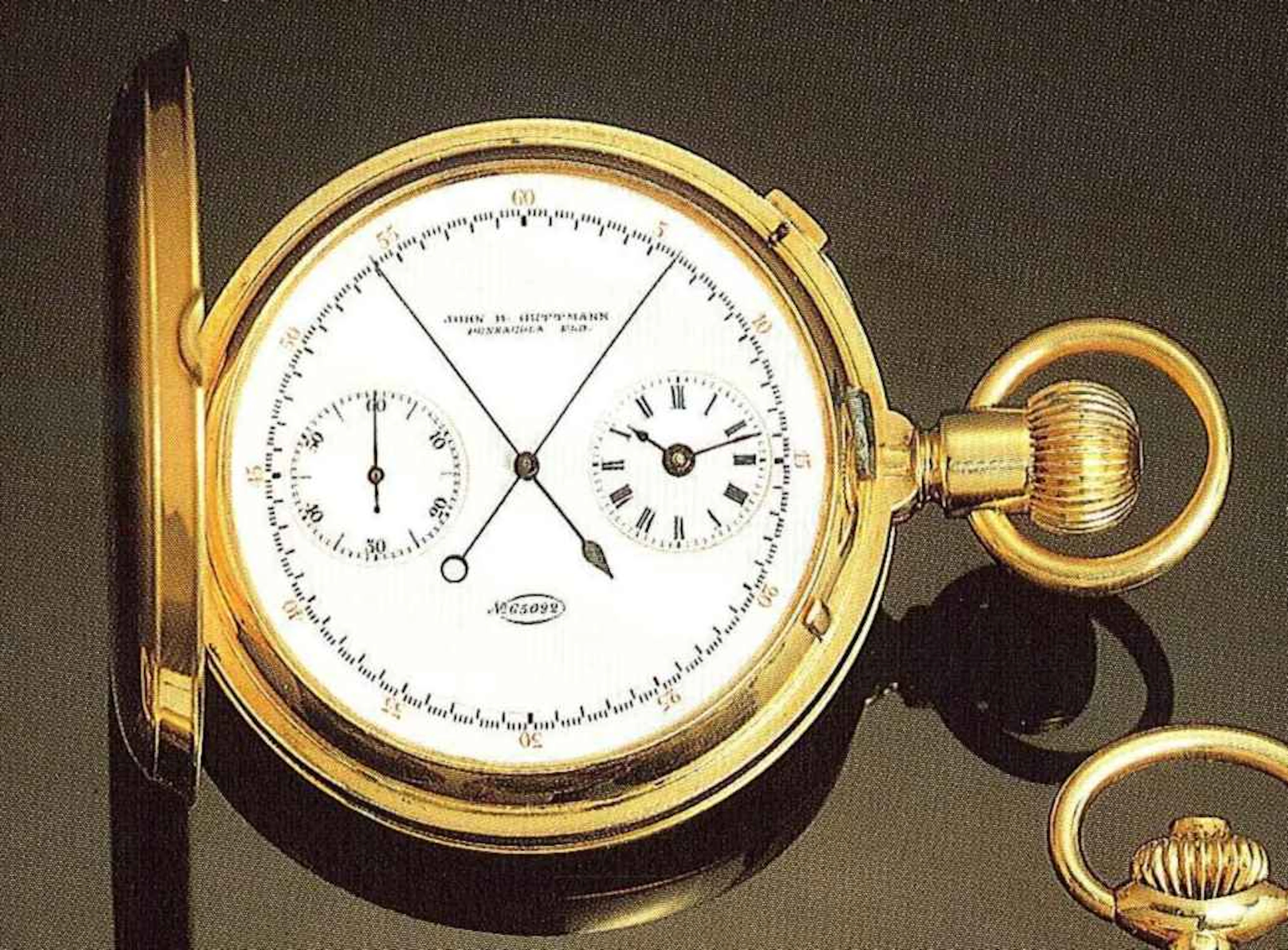 Patek, Philippe & Cie, Genève, No. 65022, case No. 65022, specially made for John B. Guttmann, Pensacola, Florida, circa 1880, pair of a special production of only 4 pieces