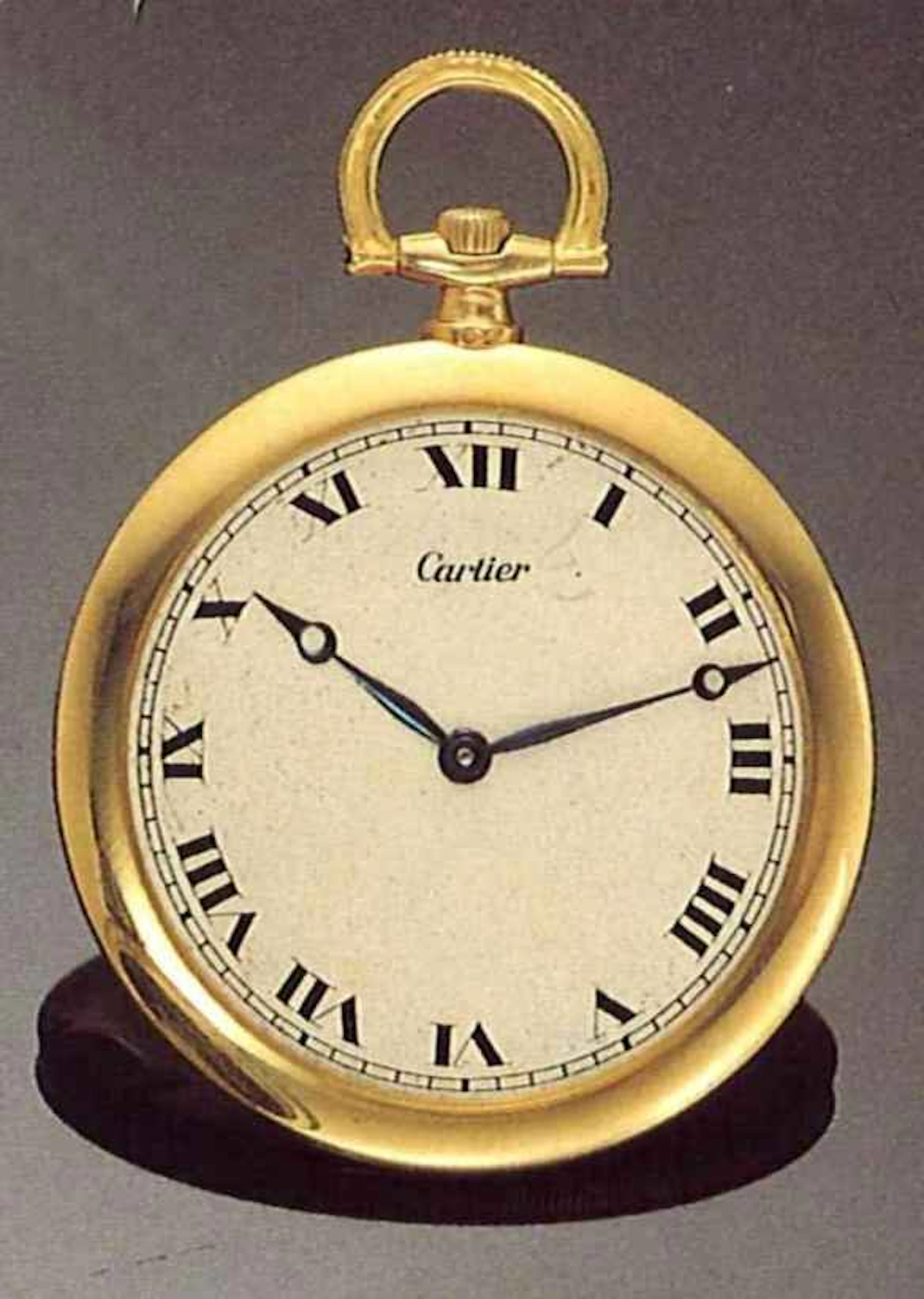Cartier Paris, No. 19580, anni '30. Elegante orologio da taschino in oro 18 ct