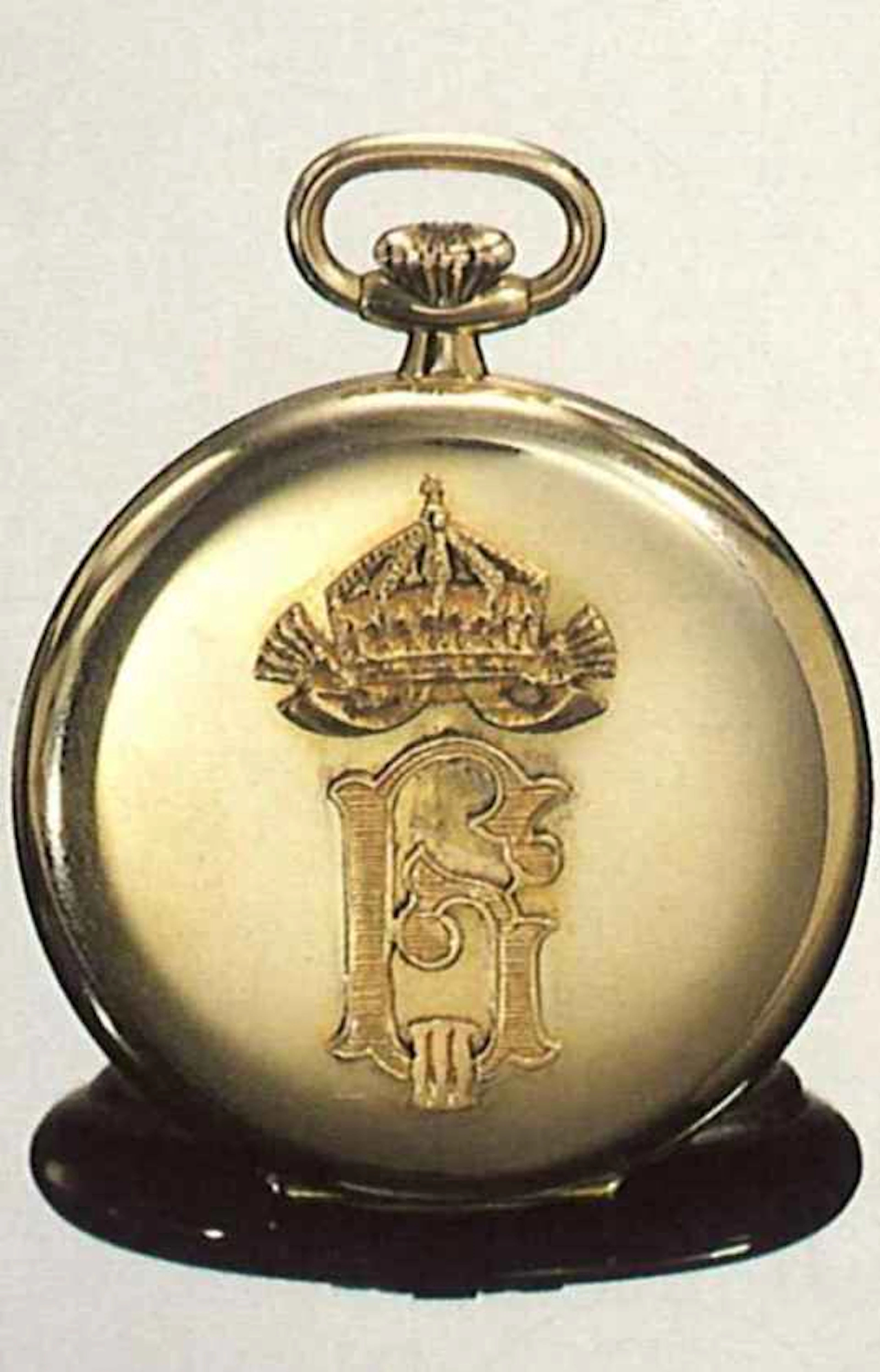 Longines, No. 4272123, anni '20. Interessante e storicamente importante orologio da taschino, in metallo laminato, con le insegne di Re Boris III di Bulgaria.