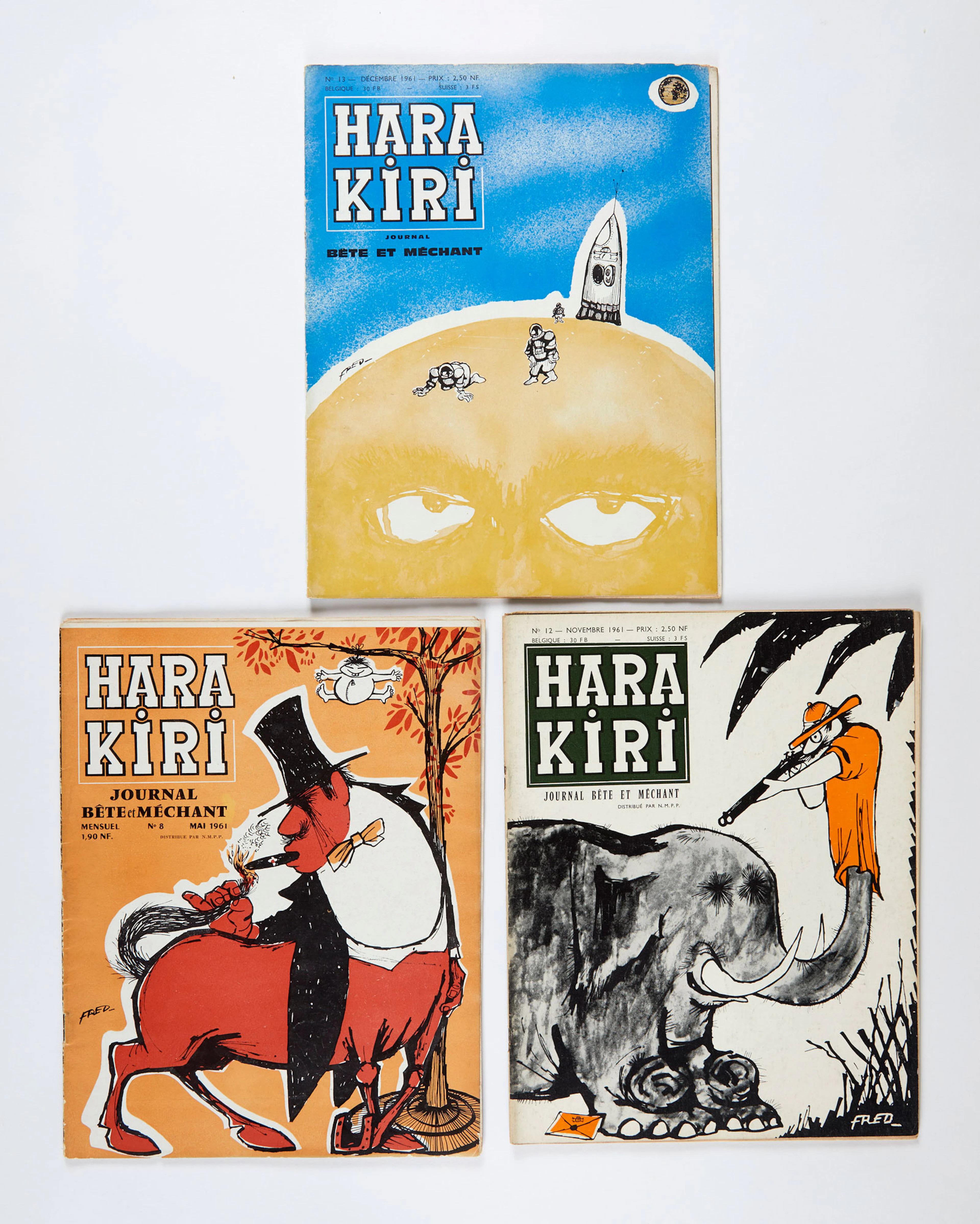 REVUE HARA-KIRI. N° 1 de septembre 1960 au n° 267 de décembre 1983. De différent