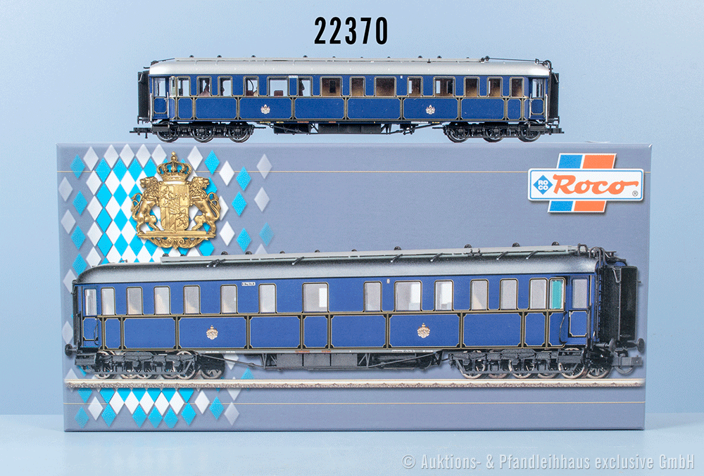 Roco H0 44810 Salonwagen Der K.Bay.Sts.B., Z 0-1, In OVP, Sockelgleis ...