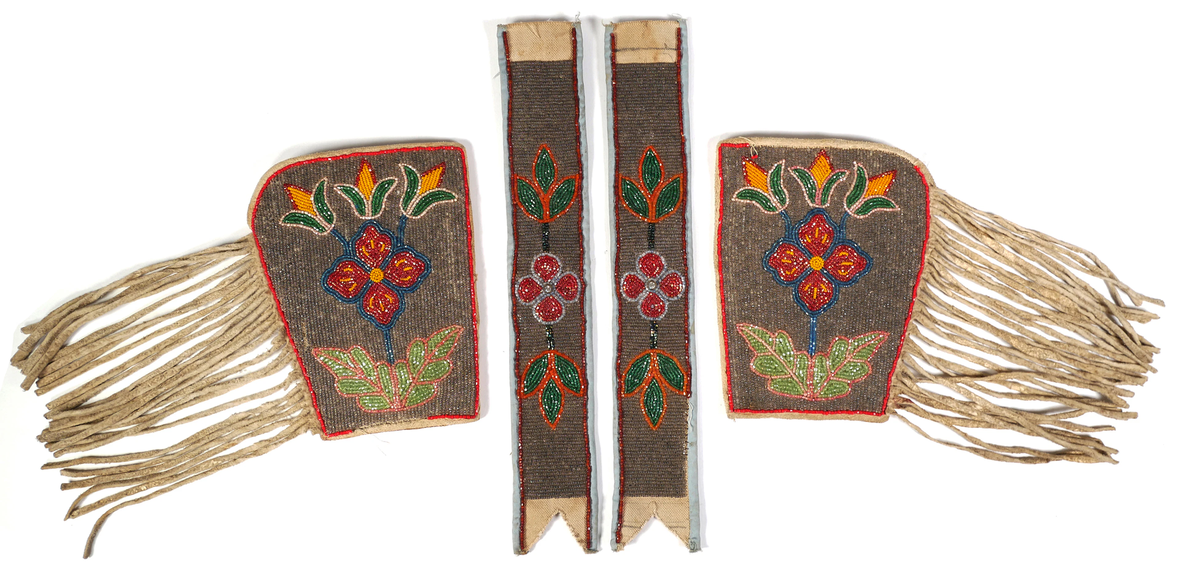 Antique Native American Wrist Gauntlets
