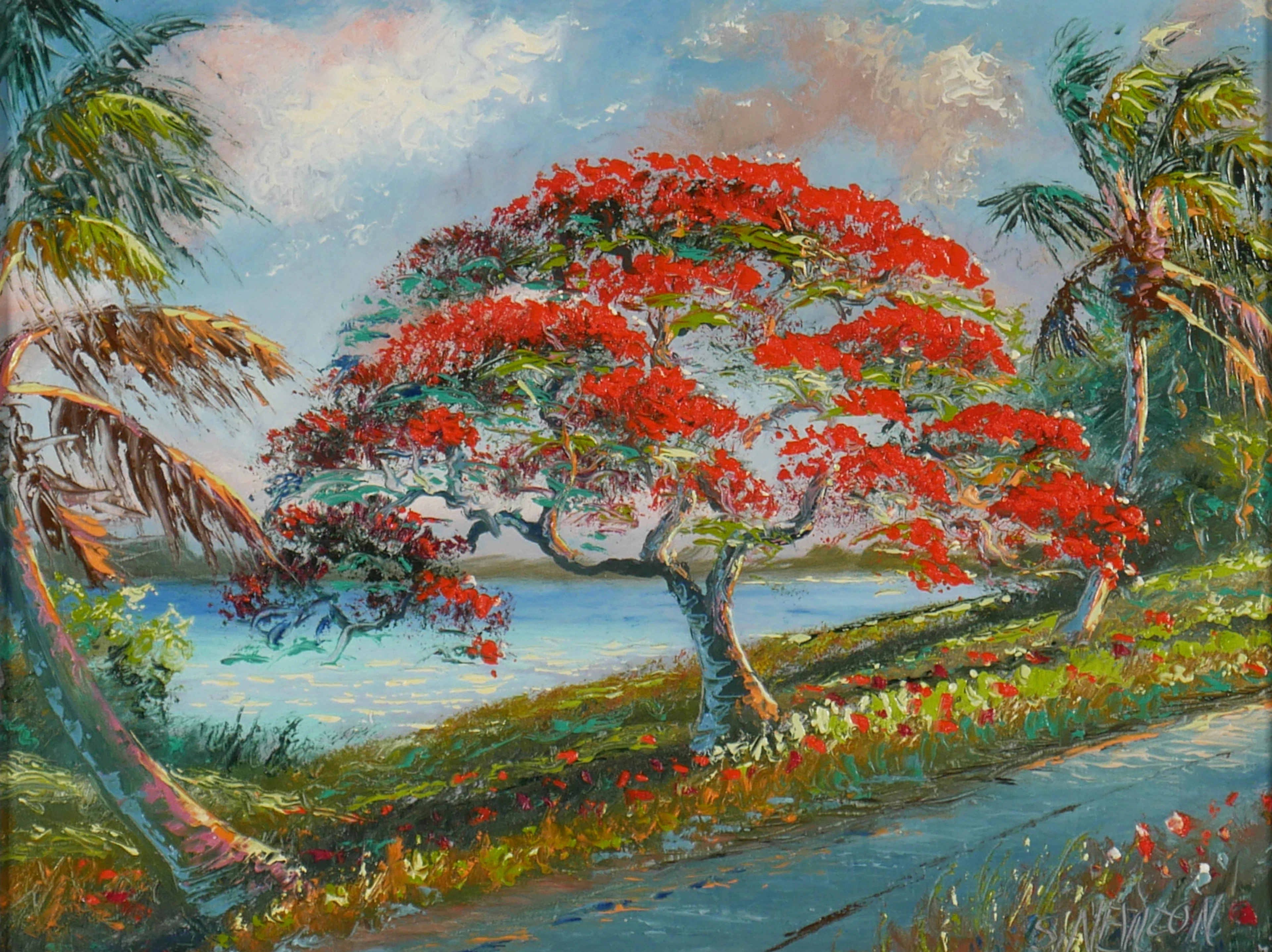 SAM NEWTON, Highwaymen Painting