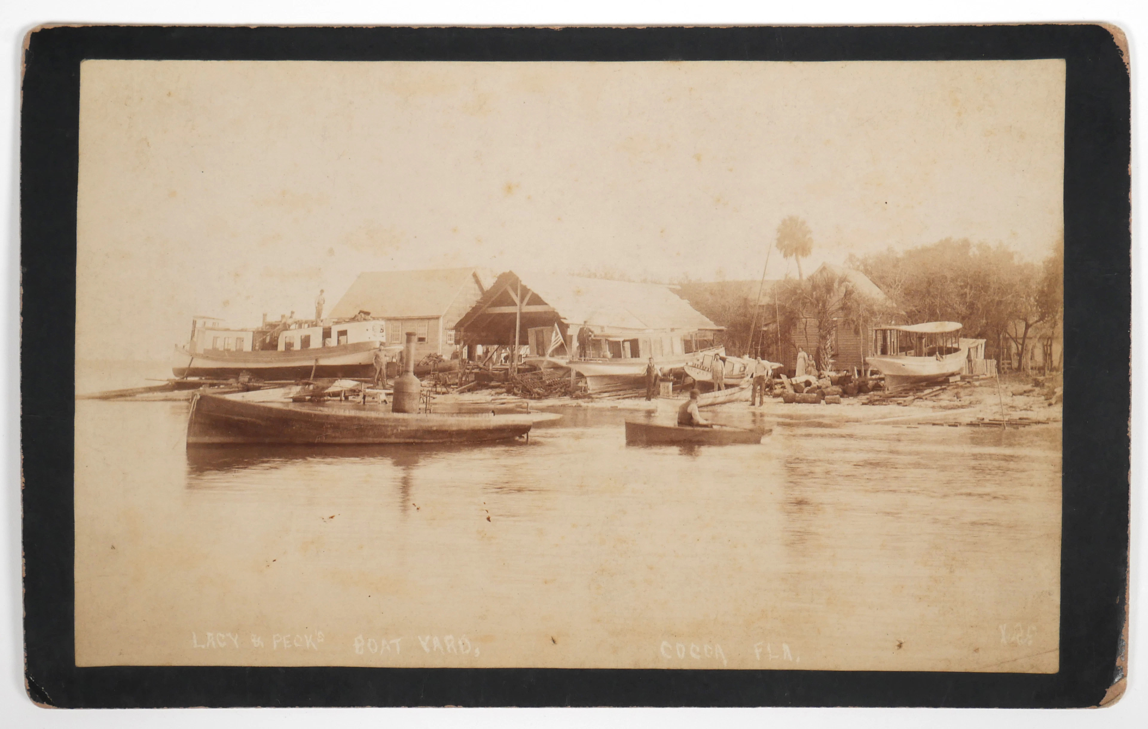 COCOA Photo, Lacy & Peck Boatyard c. 1870