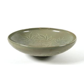 Korean GORYEO Celadon Inlaid Slip Bowl