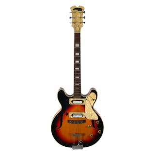 Vtg 1960s Maxitone Bruno Electric Guitar