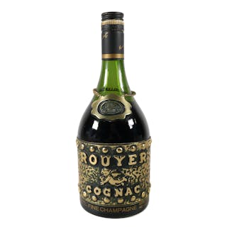 Vintage 1960s ROUYER Cognac Bottle
