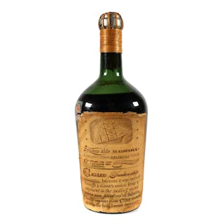 1887 Sunken Ship Madeira Wine Bottle