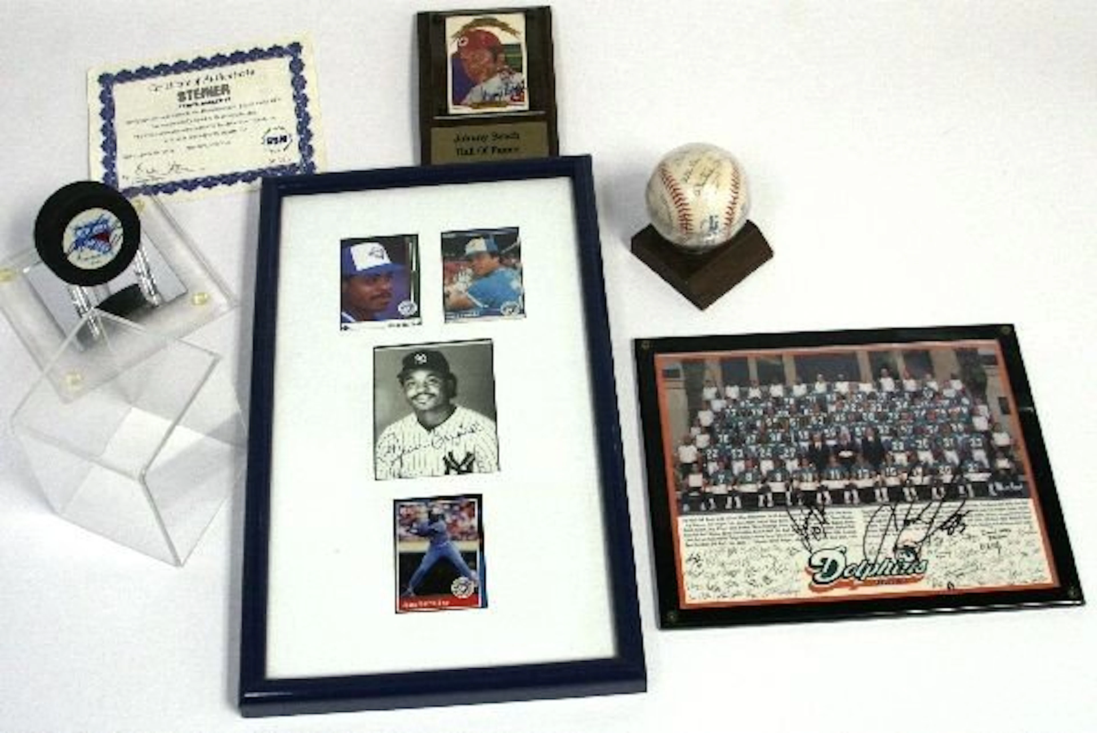 Autographed sports memorabilia- whitey ford & more