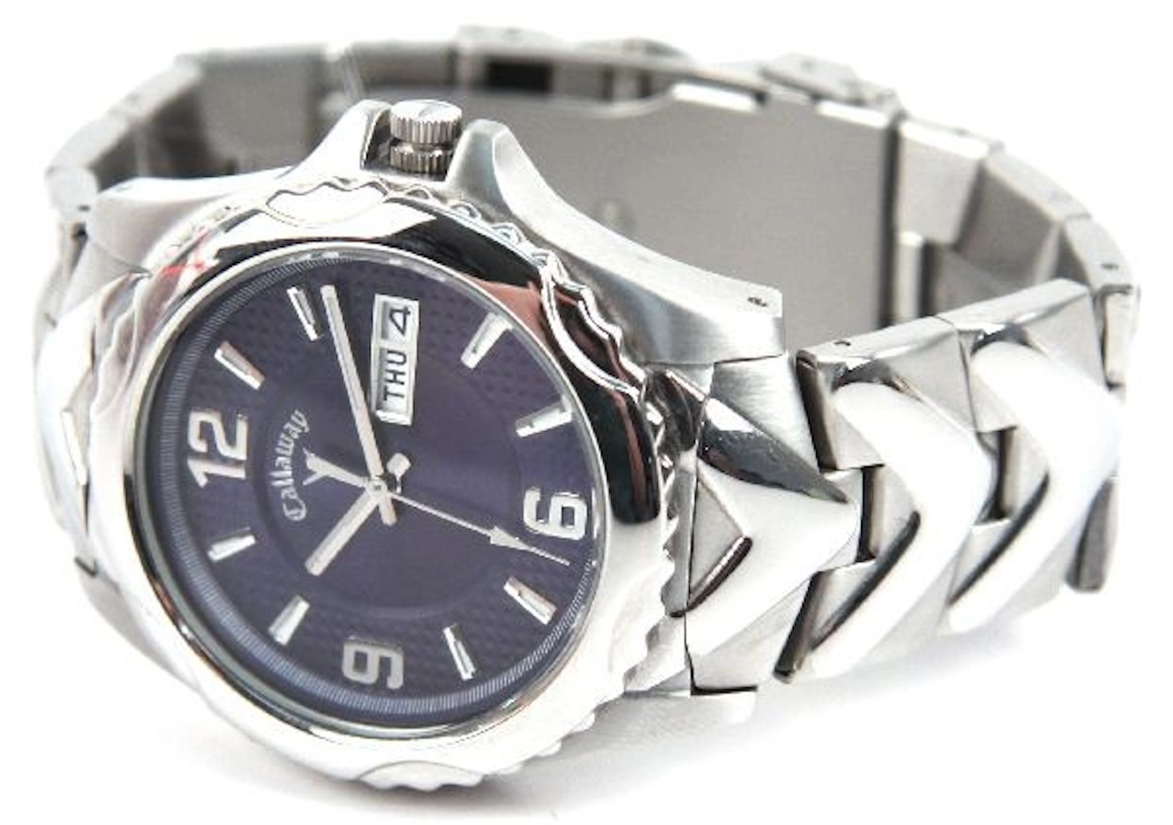 Mens callaway stainless steel water rest. watch