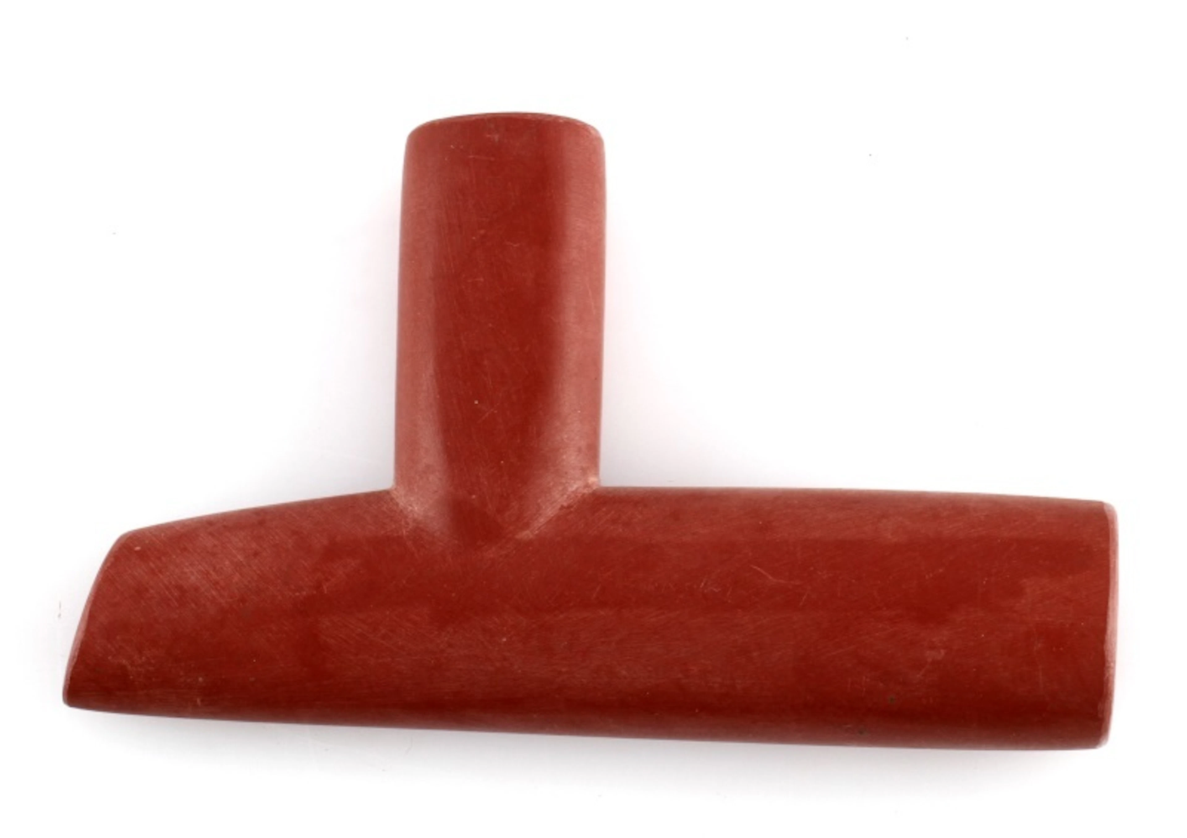 Woodland period native american catlinite pipe