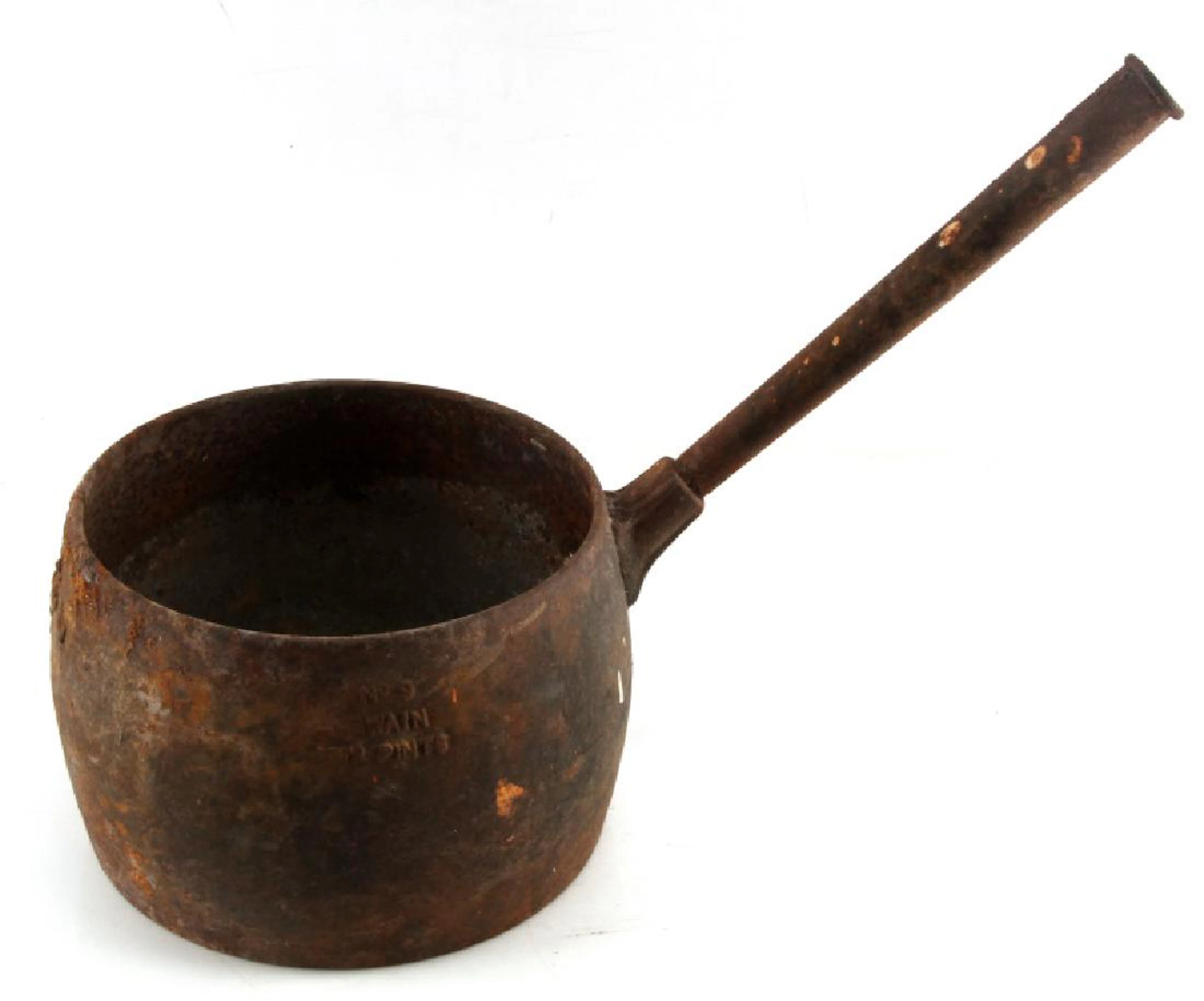 Antique gypsy no 9 swain 12 pint cast iron pot