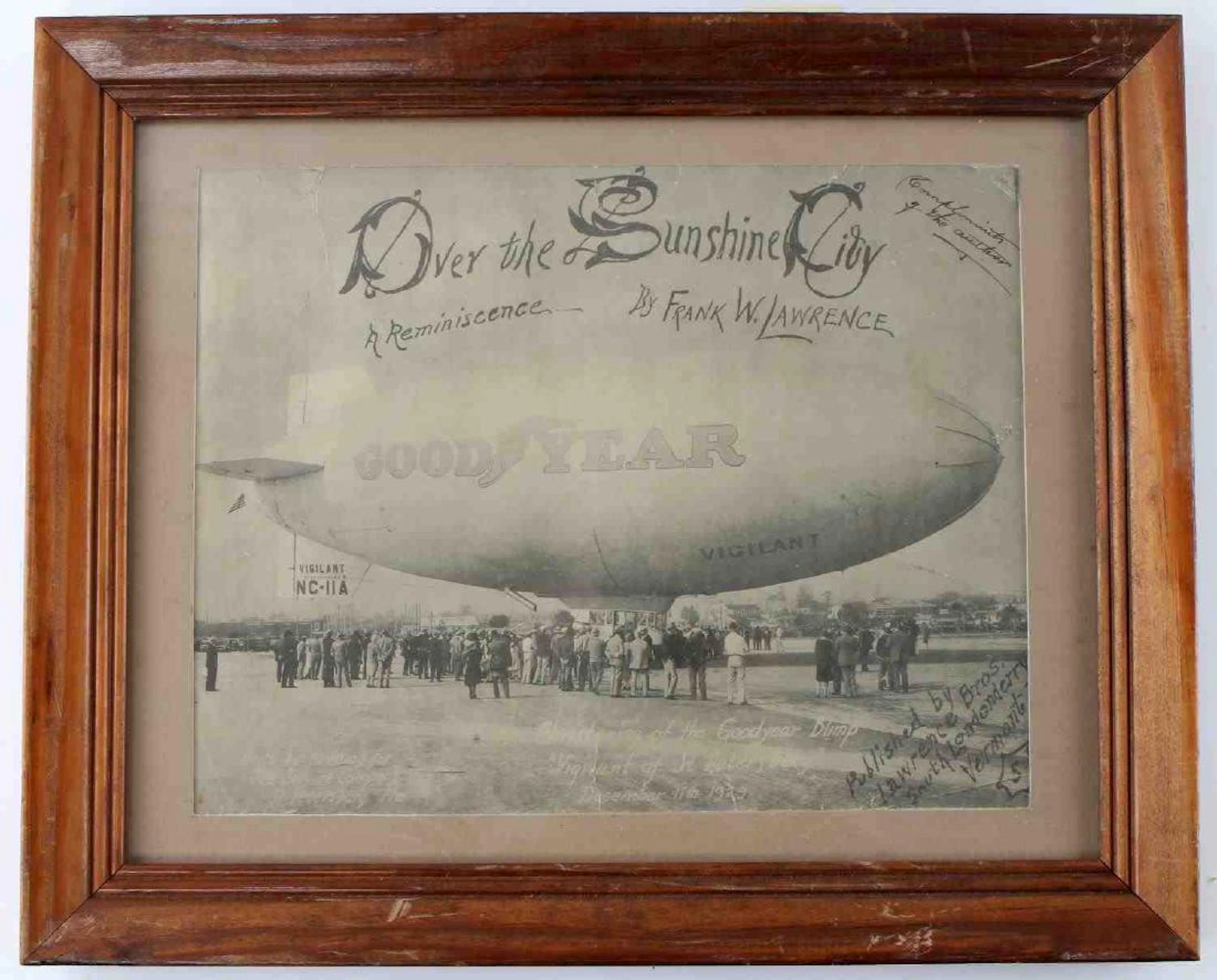 Goodyear blimp vigilant 1929 st petersburg photo