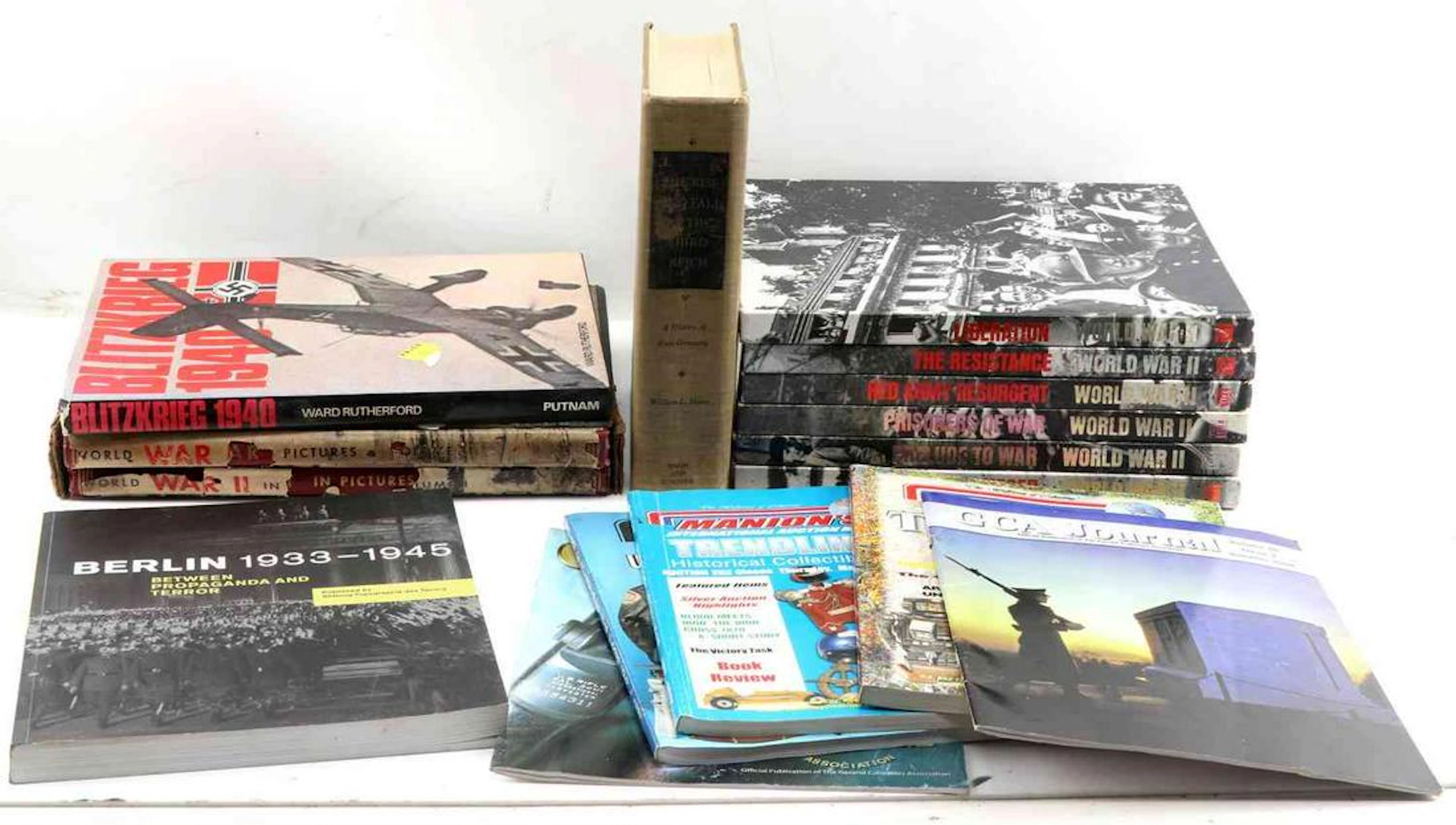 Wwii german third reich history book lot