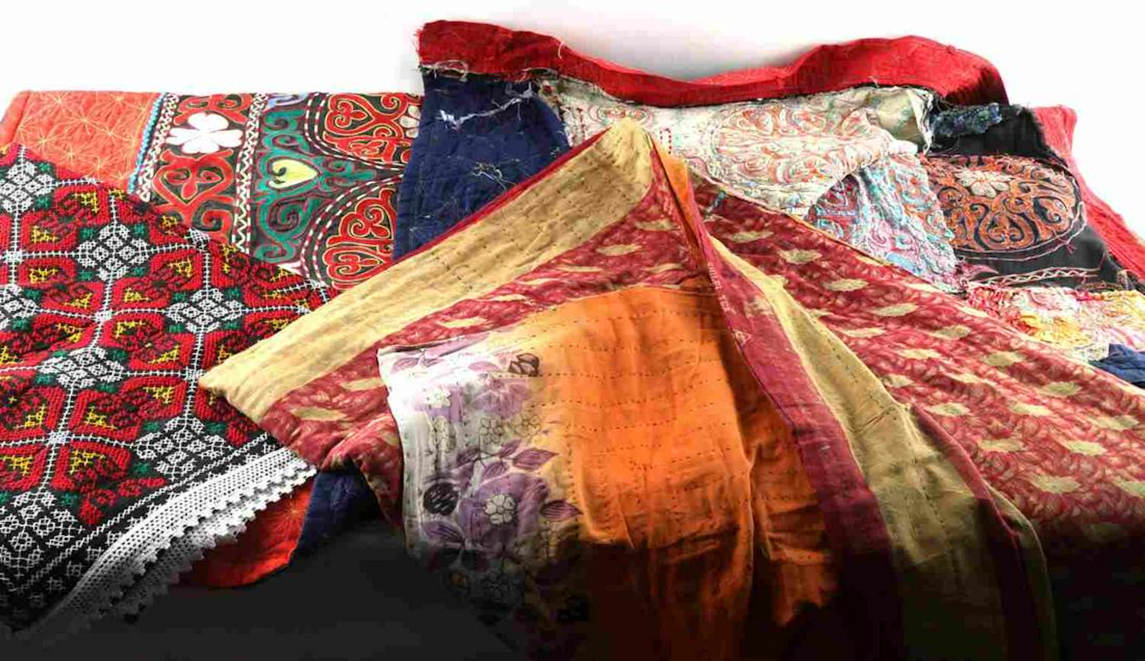Lot indian & ethnic tapestries multi colored