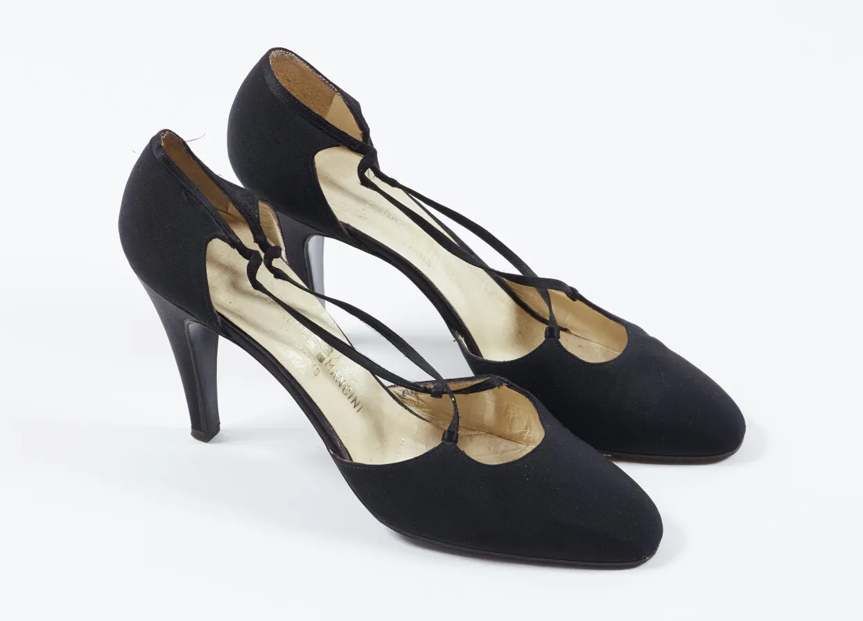 Escarpins Zara Noir Rock - Bride, Clous, Tissu Style Nubuck, Pointure 37, Neufs Sans Boîte