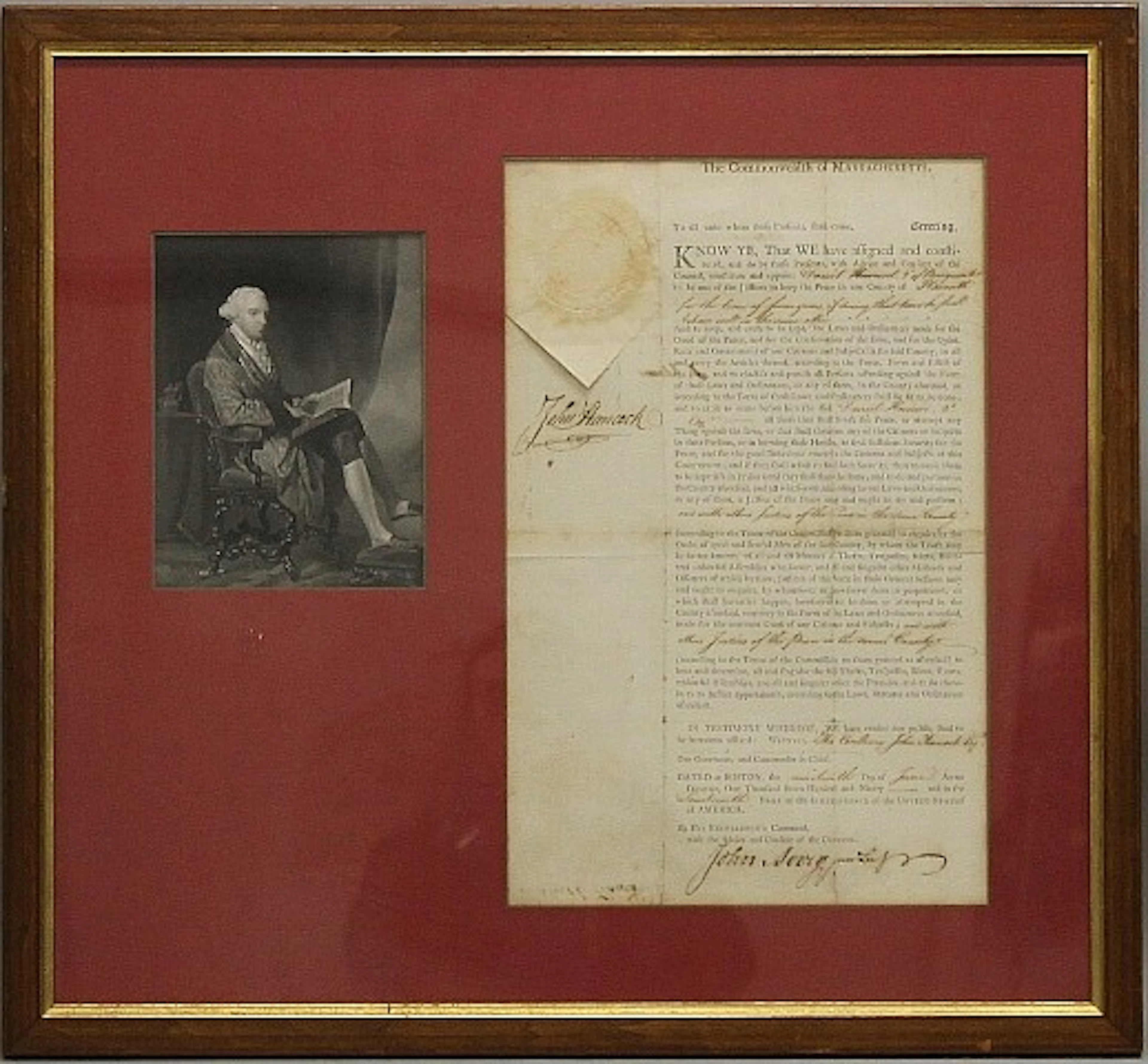Autograph of John Hancock