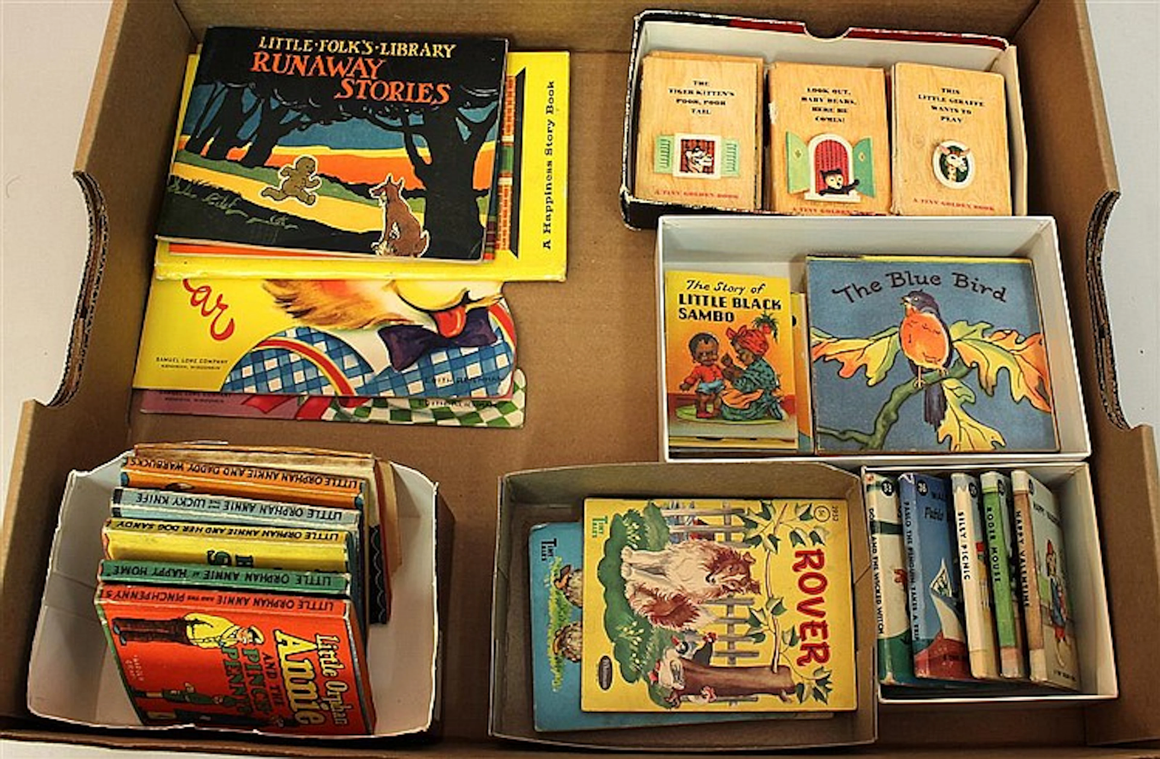 LOT OF SMALL VINTAGE CHILDREN'S BOOKS: (11) 1948 HARD...