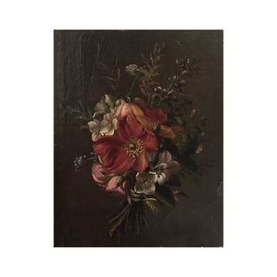 Early flower painting : Bouquet, ca.1790-1810.