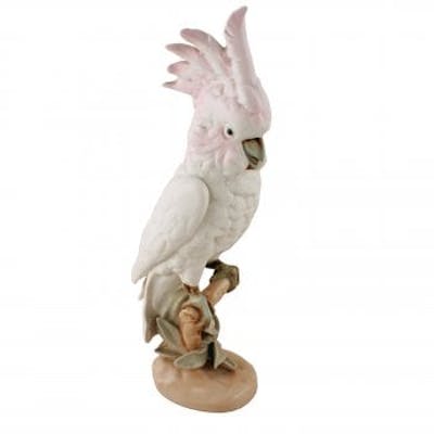 Royal Dux Porcelain Cockatoo