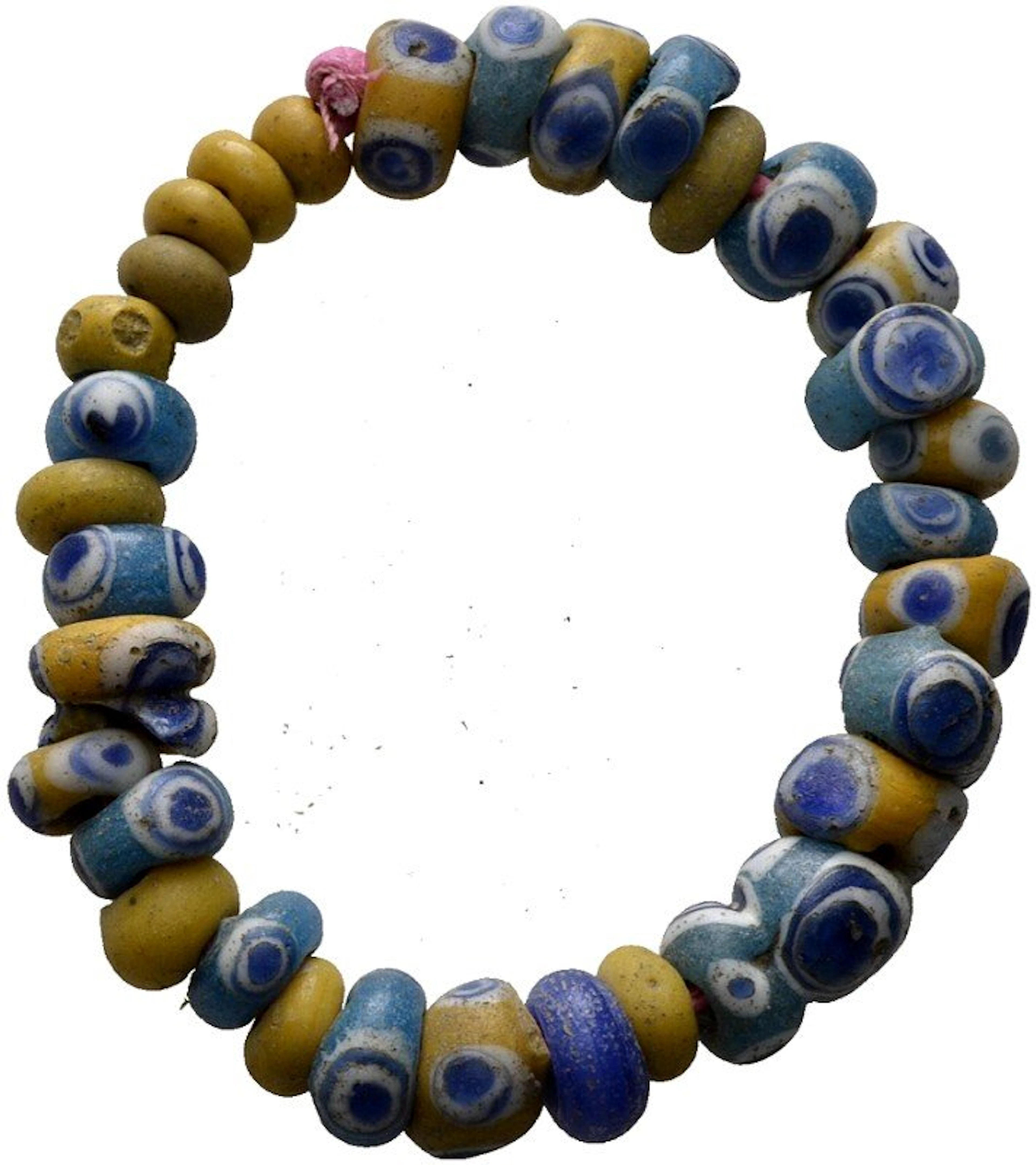 KUNST DER ANTIKE - SCHMUCK - Keltische Glasperlen
