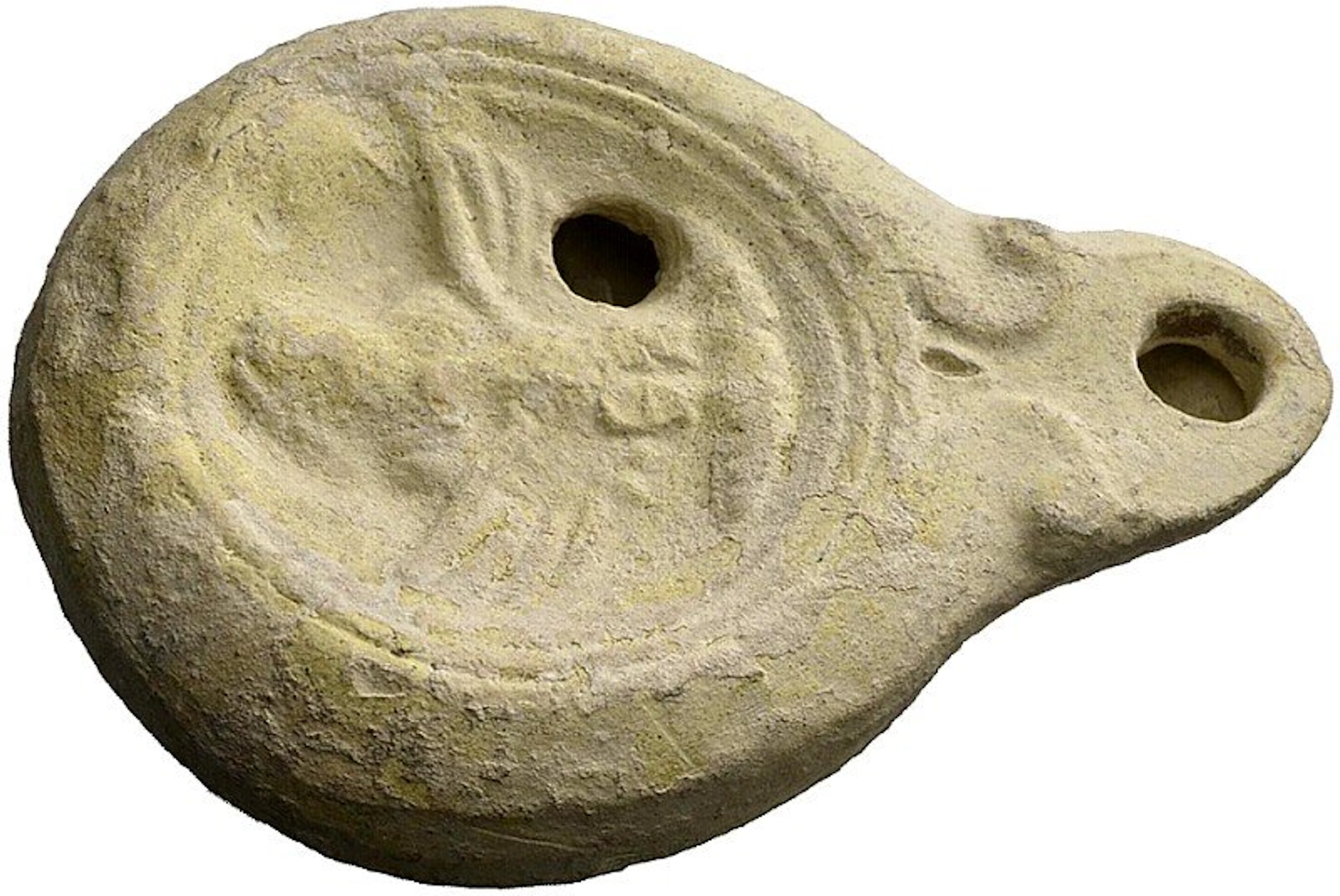 KUNST DER ANTIKE - ÖLLAMPEN - Öllampe mit Zeus