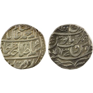 AWADH: Sa'adat Ali, 1798-1814, AR rupee, Bareli, AH1219 year 37 sic, VF-EF