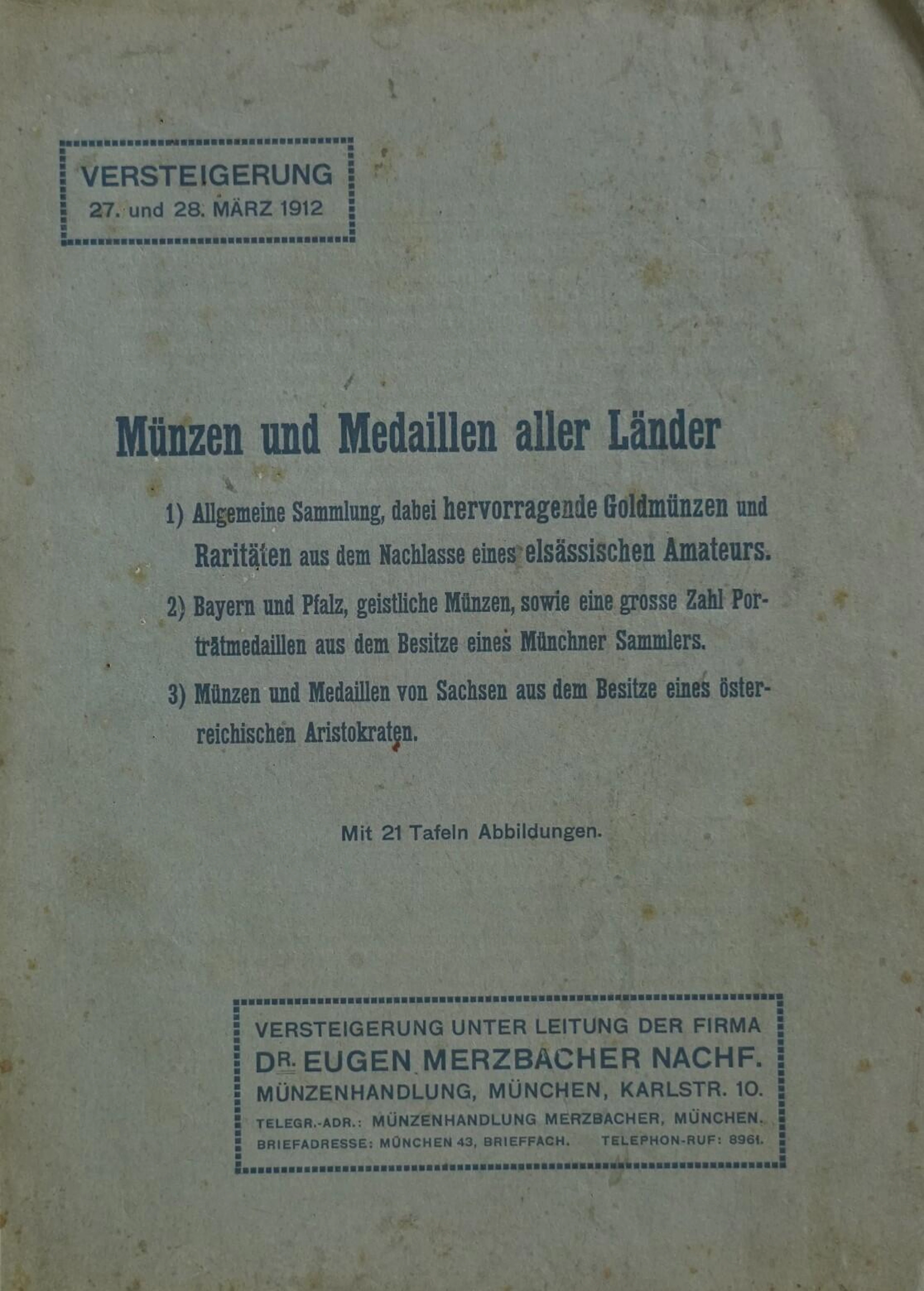 Auktionskataloge