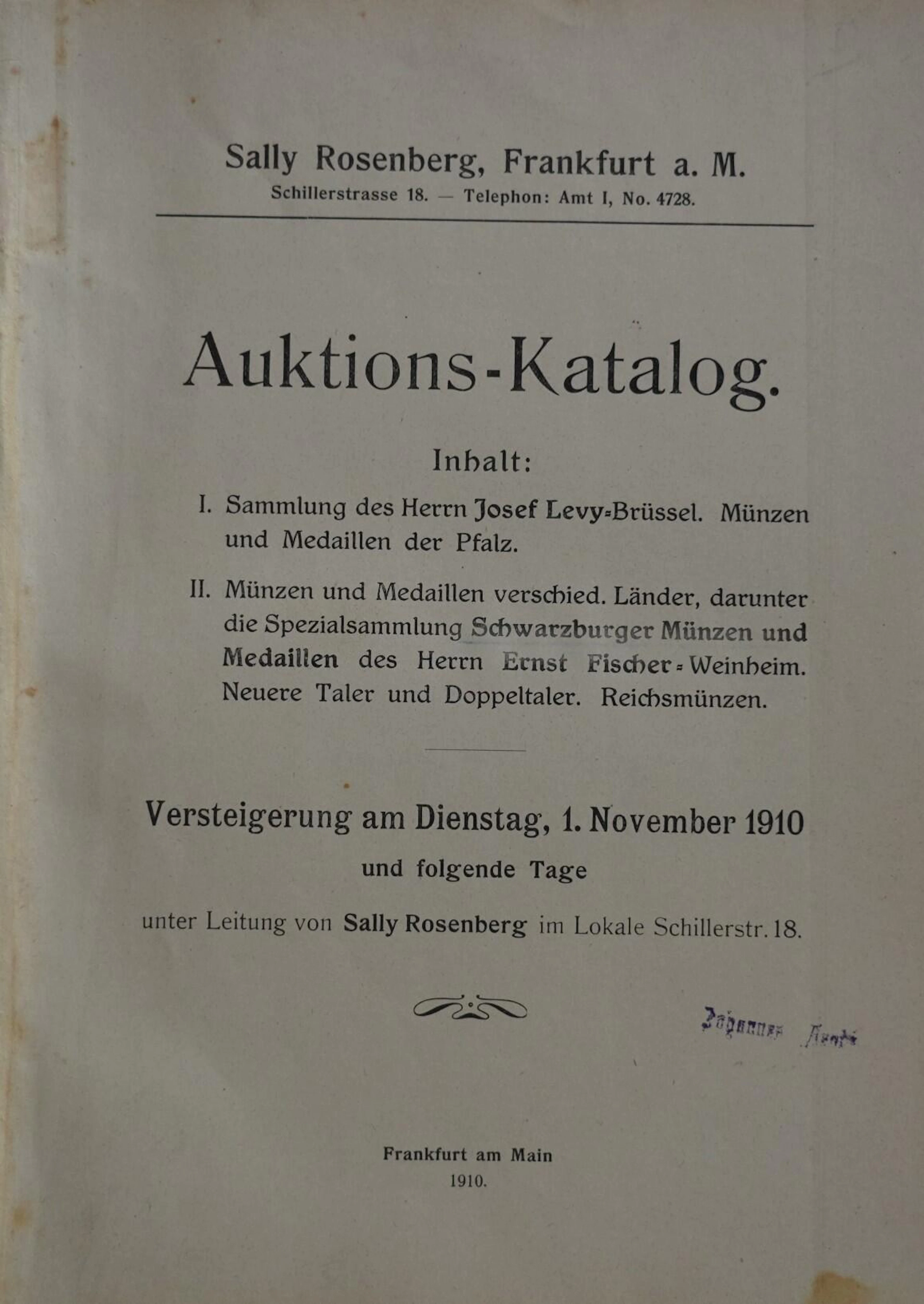 Auktionskataloge