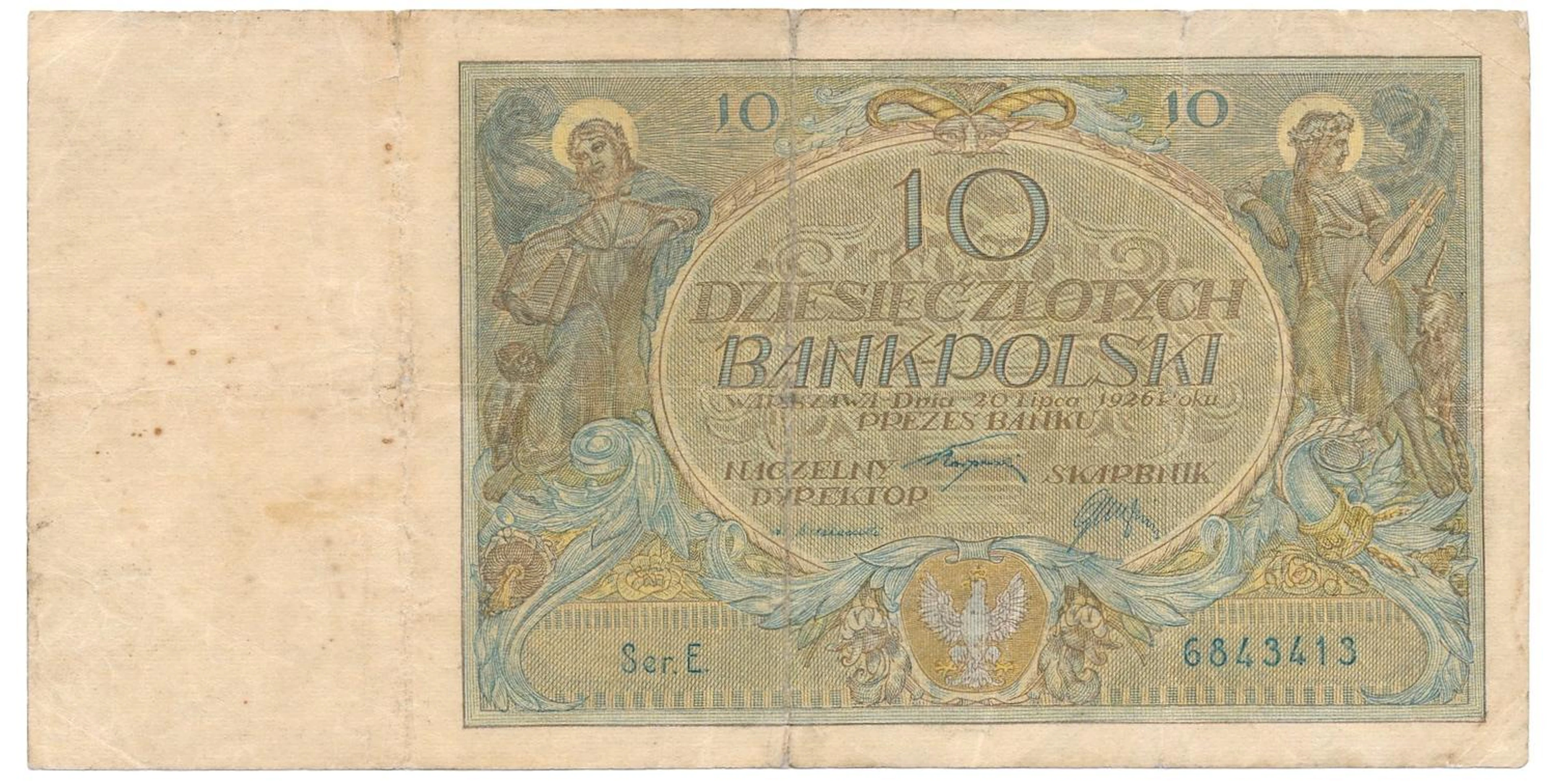 10 zloty 1926 Ser.E rare
