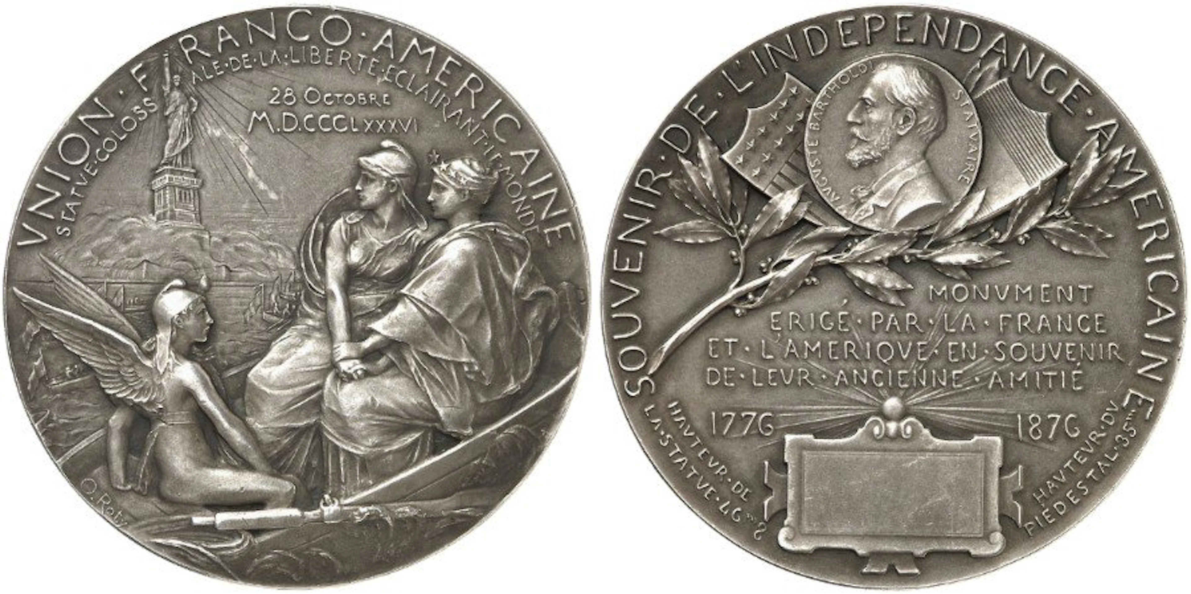MEDAILLEN AUS ÜBERSEE IN SILBER UND BRONZE