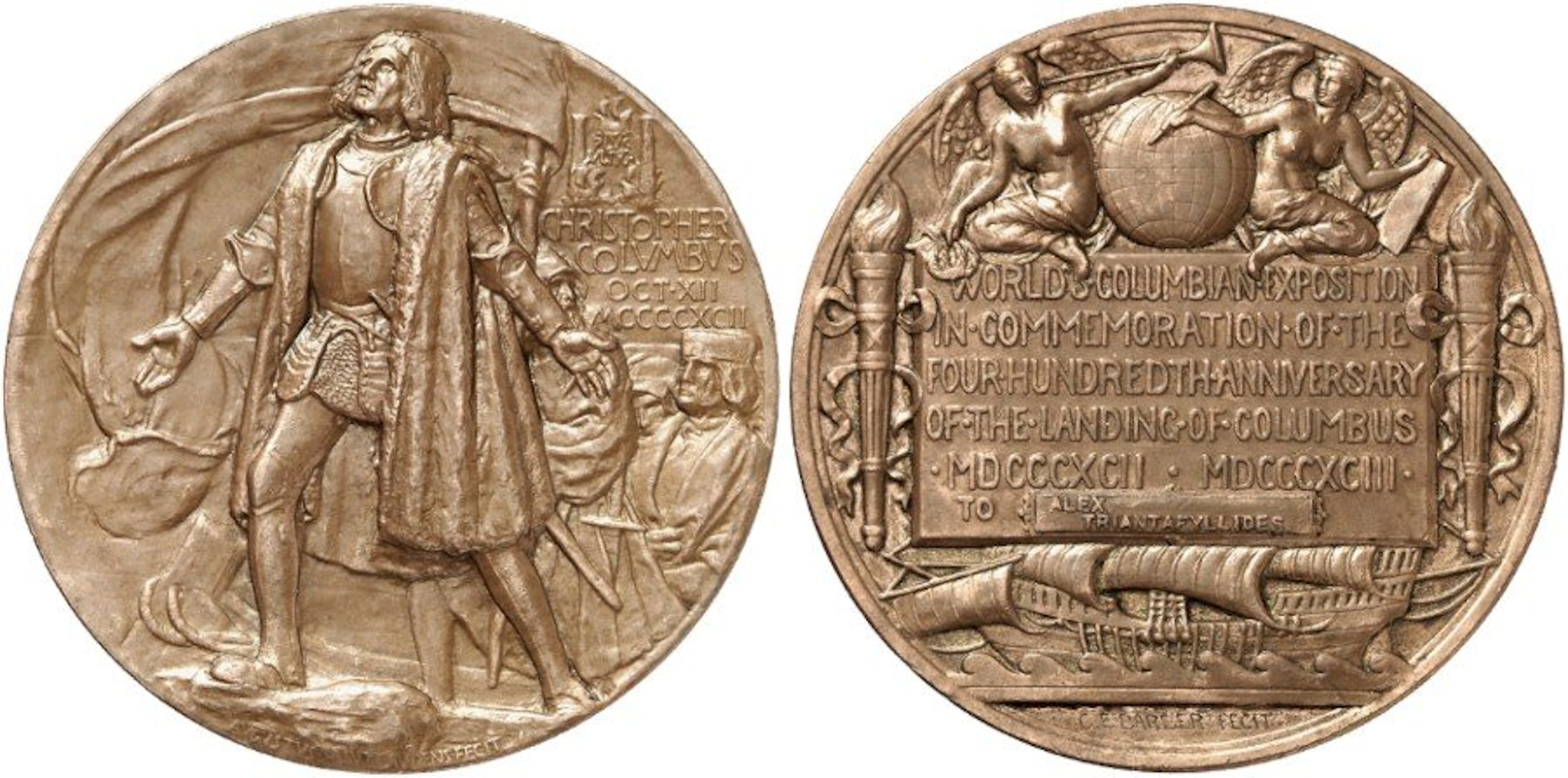 MEDAILLEN AUS ÜBERSEE IN SILBER UND BRONZE