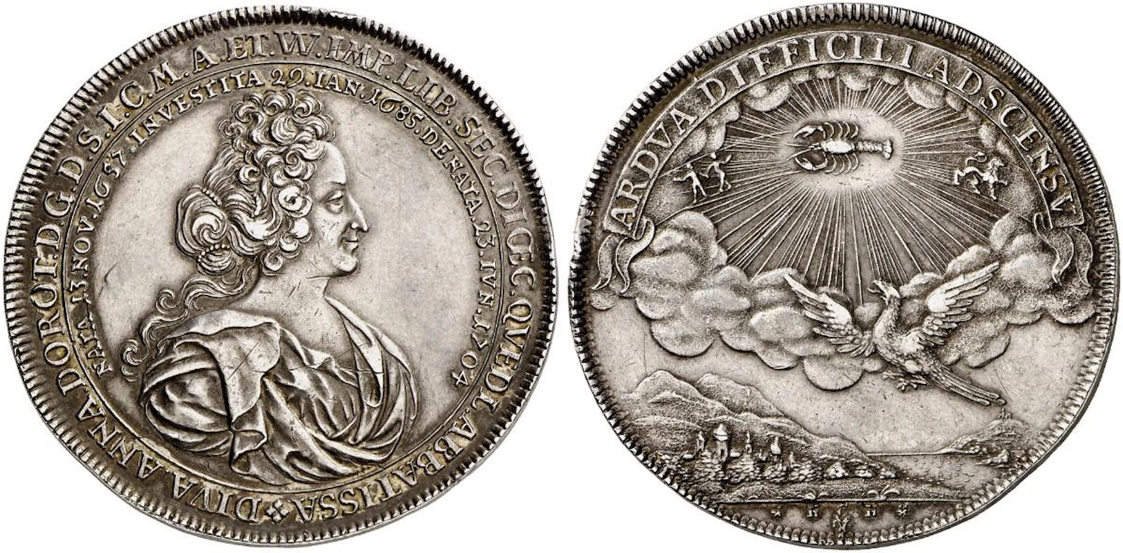 QUEDLINBURG. ABTEI. Anna Dorothea von Sachsen-Weimar, 1685-1704.