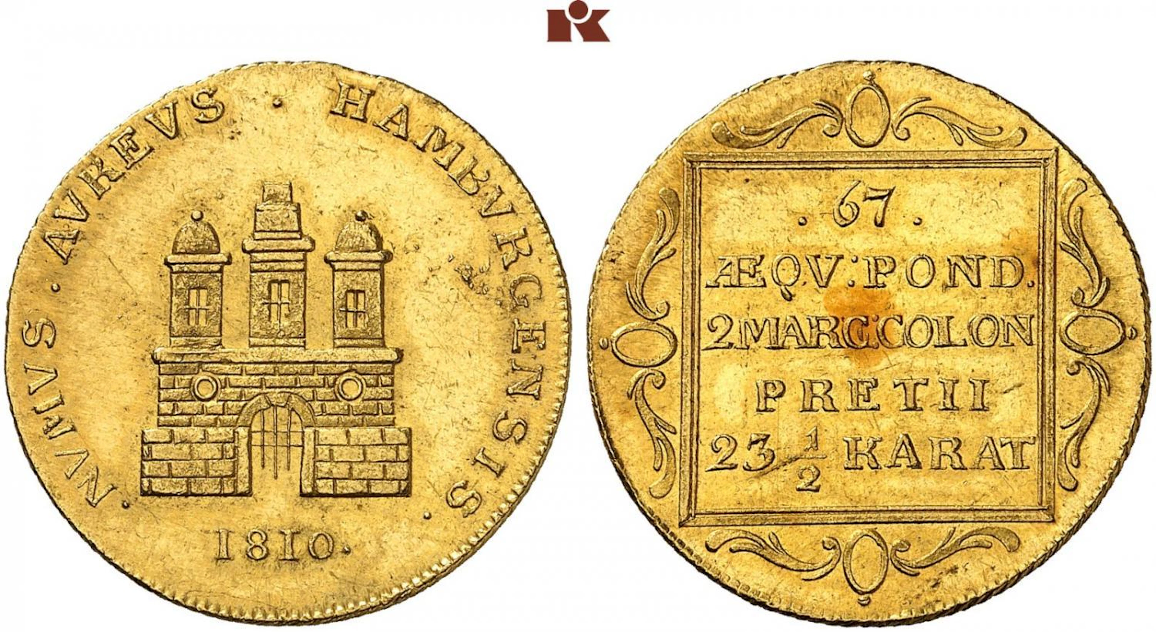 GOLDPRÄGUNGEN VON HAMBURG AUS DER SAMMLUNG DR