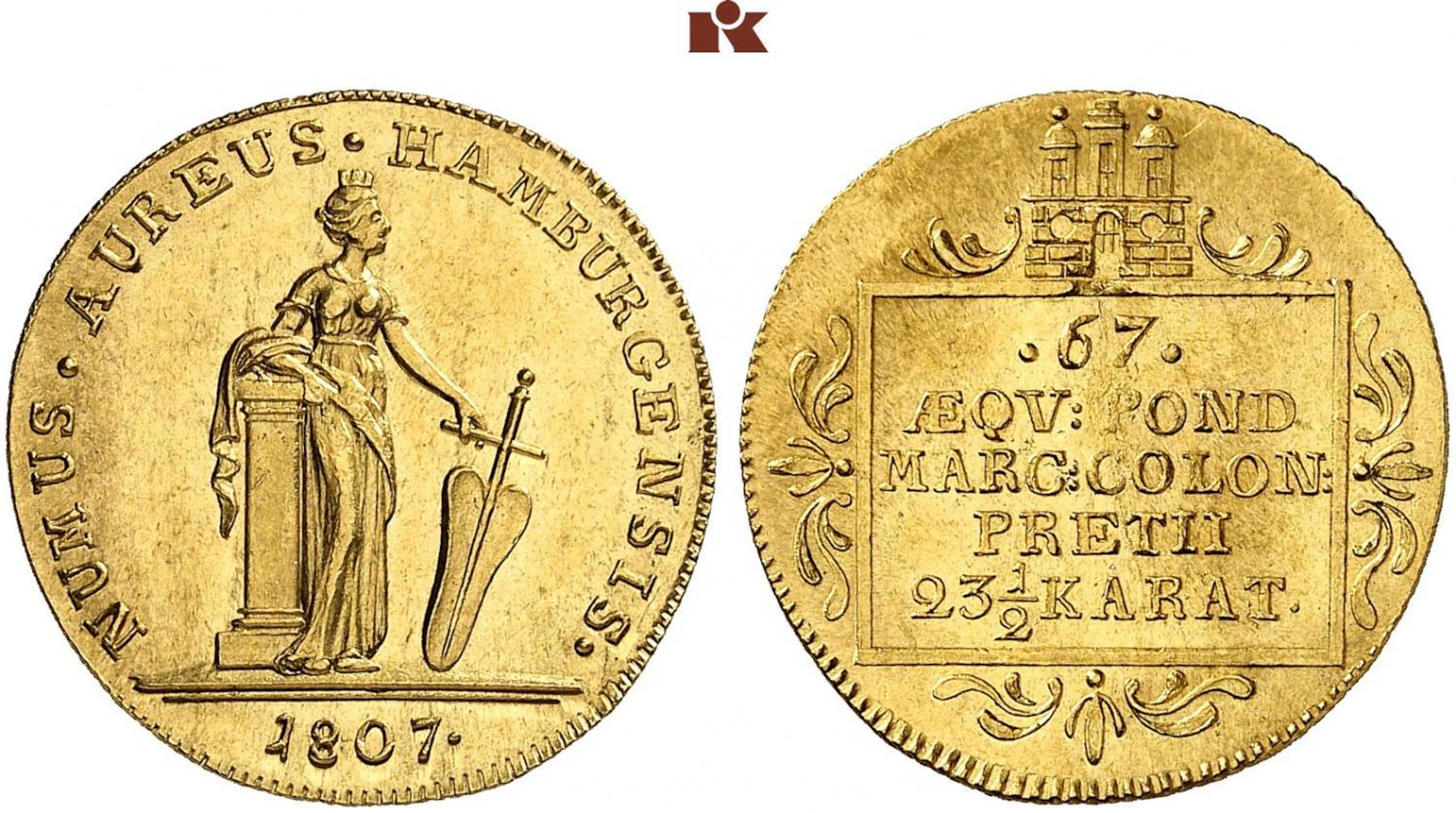 GOLDPRÄGUNGEN VON HAMBURG AUS DER SAMMLUNG DR