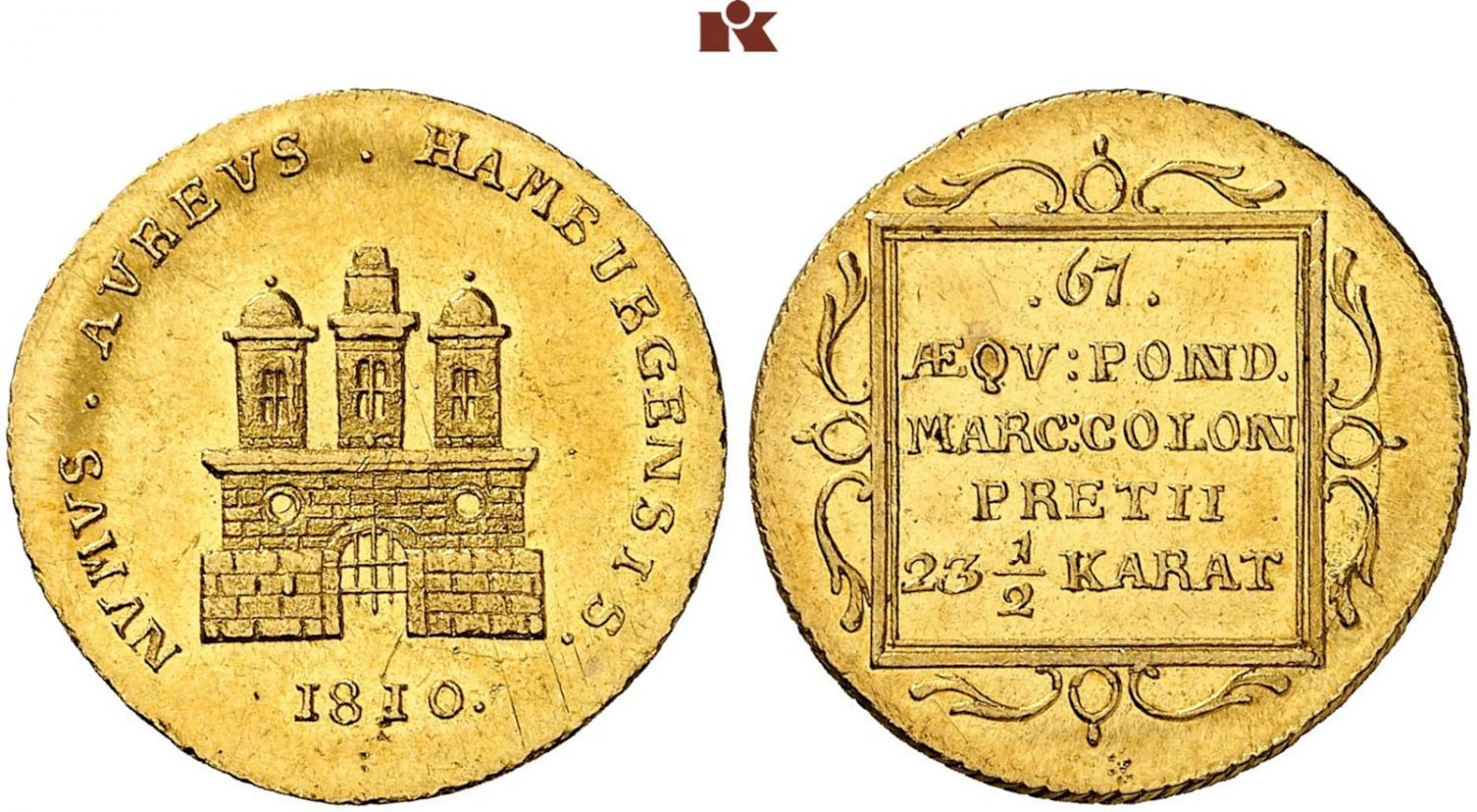 GOLDPRÄGUNGEN VON HAMBURG AUS DER SAMMLUNG DR