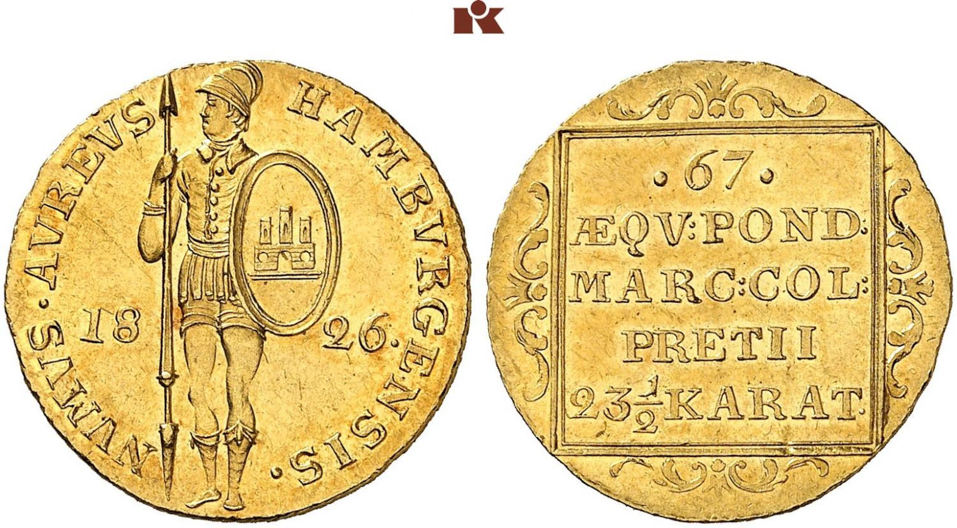 GOLDPRÄGUNGEN VON HAMBURG AUS DER SAMMLUNG DR