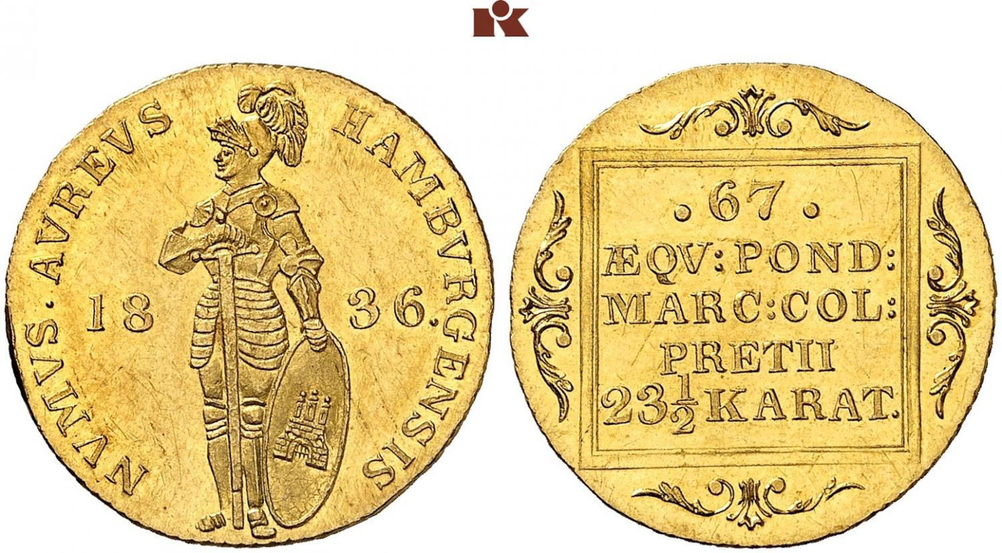 GOLDPRÄGUNGEN VON HAMBURG AUS DER SAMMLUNG DR