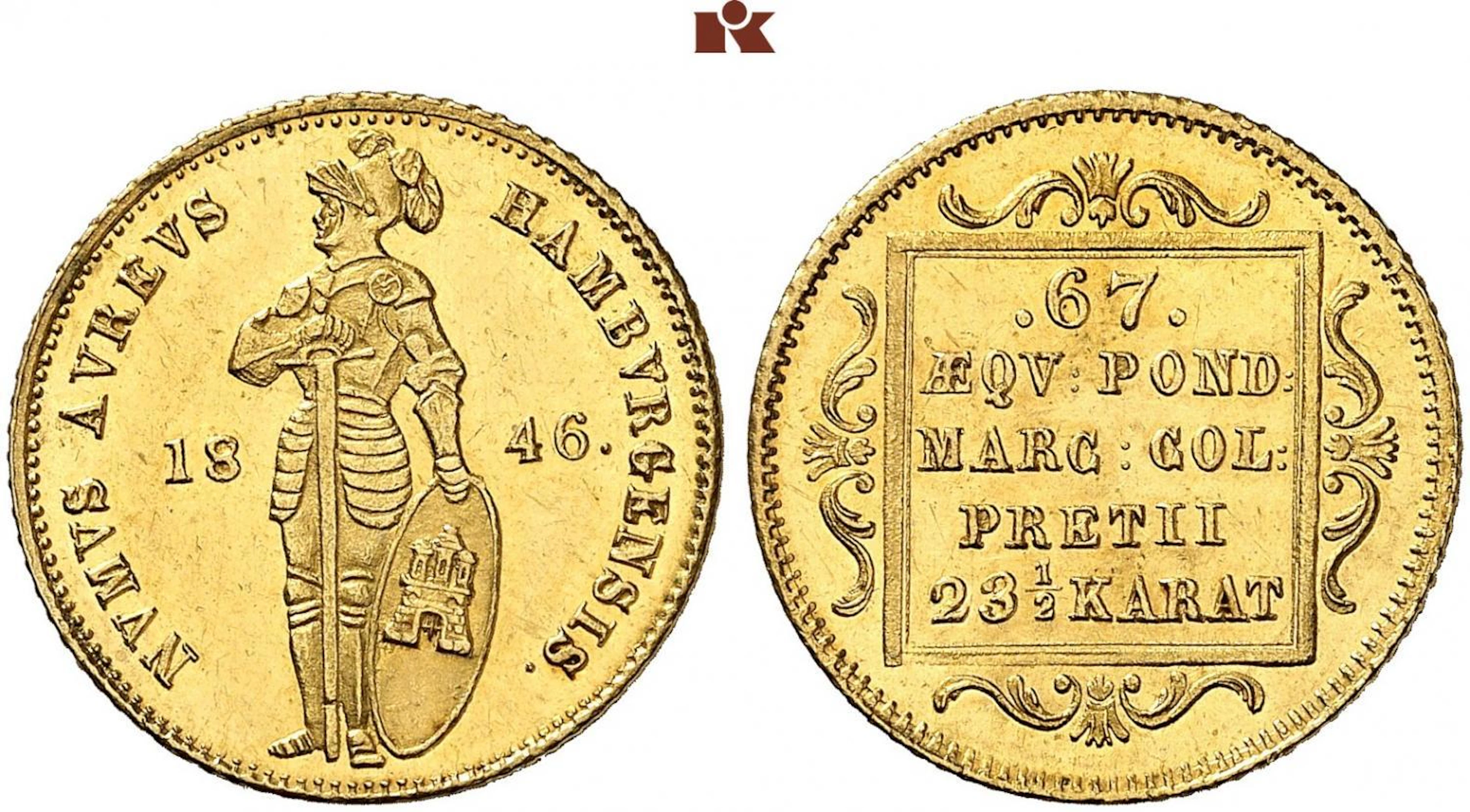 GOLDPRÄGUNGEN VON HAMBURG AUS DER SAMMLUNG DR