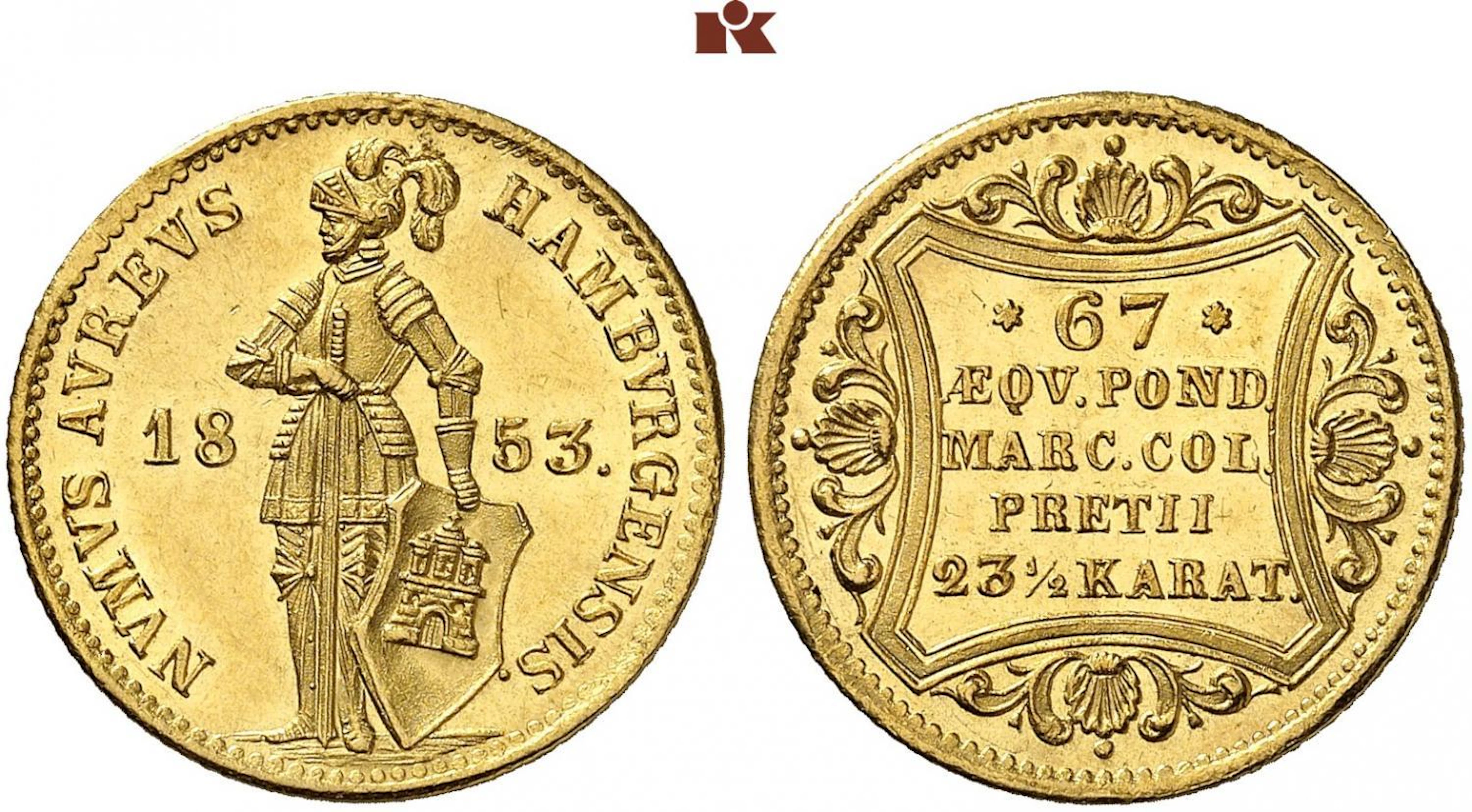 GOLDPRÄGUNGEN VON HAMBURG AUS DER SAMMLUNG DR