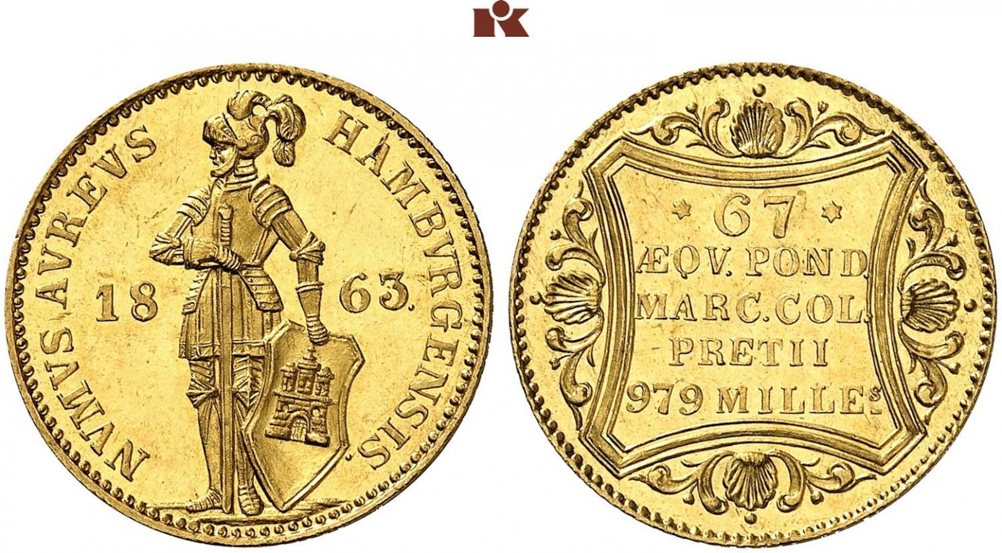 GOLDPRÄGUNGEN VON HAMBURG AUS DER SAMMLUNG DR