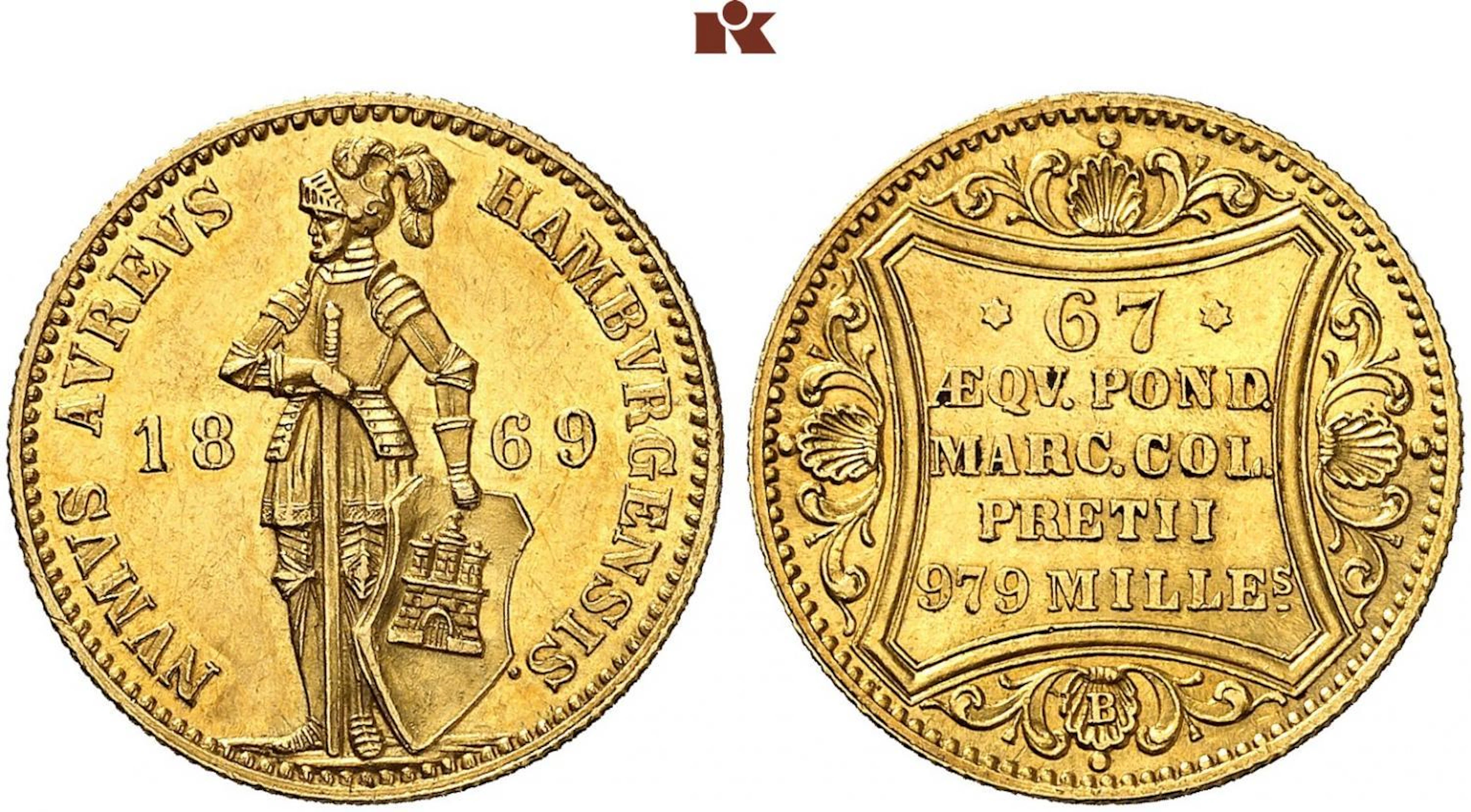 GOLDPRÄGUNGEN VON HAMBURG AUS DER SAMMLUNG DR