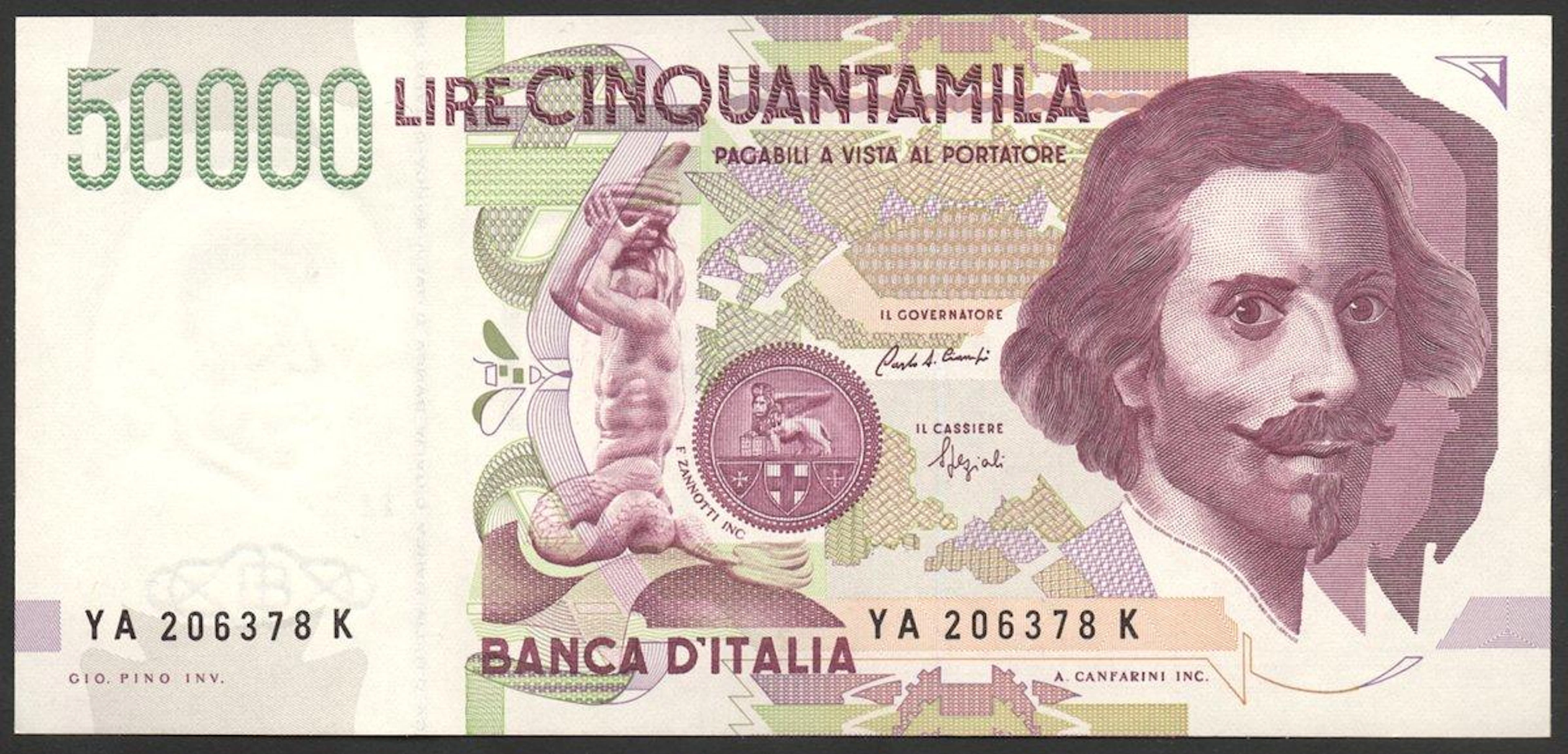 Italy 50000 Lire 1992